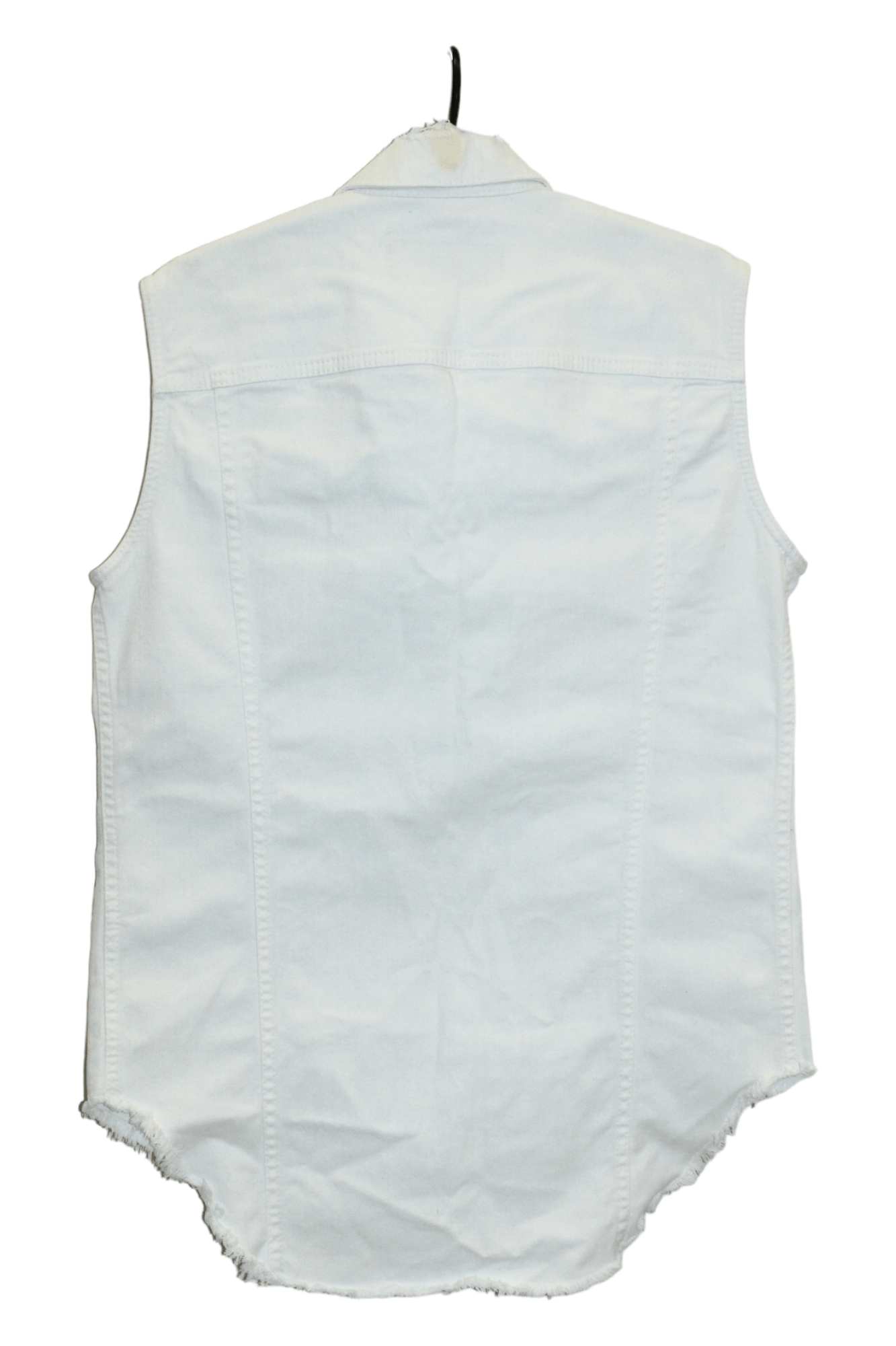 Dsquared2 Dsquared2 sleeveless fringed distressed denim overshirt Size US M / EU 48-50 / 2 - 11 Thumbnail
