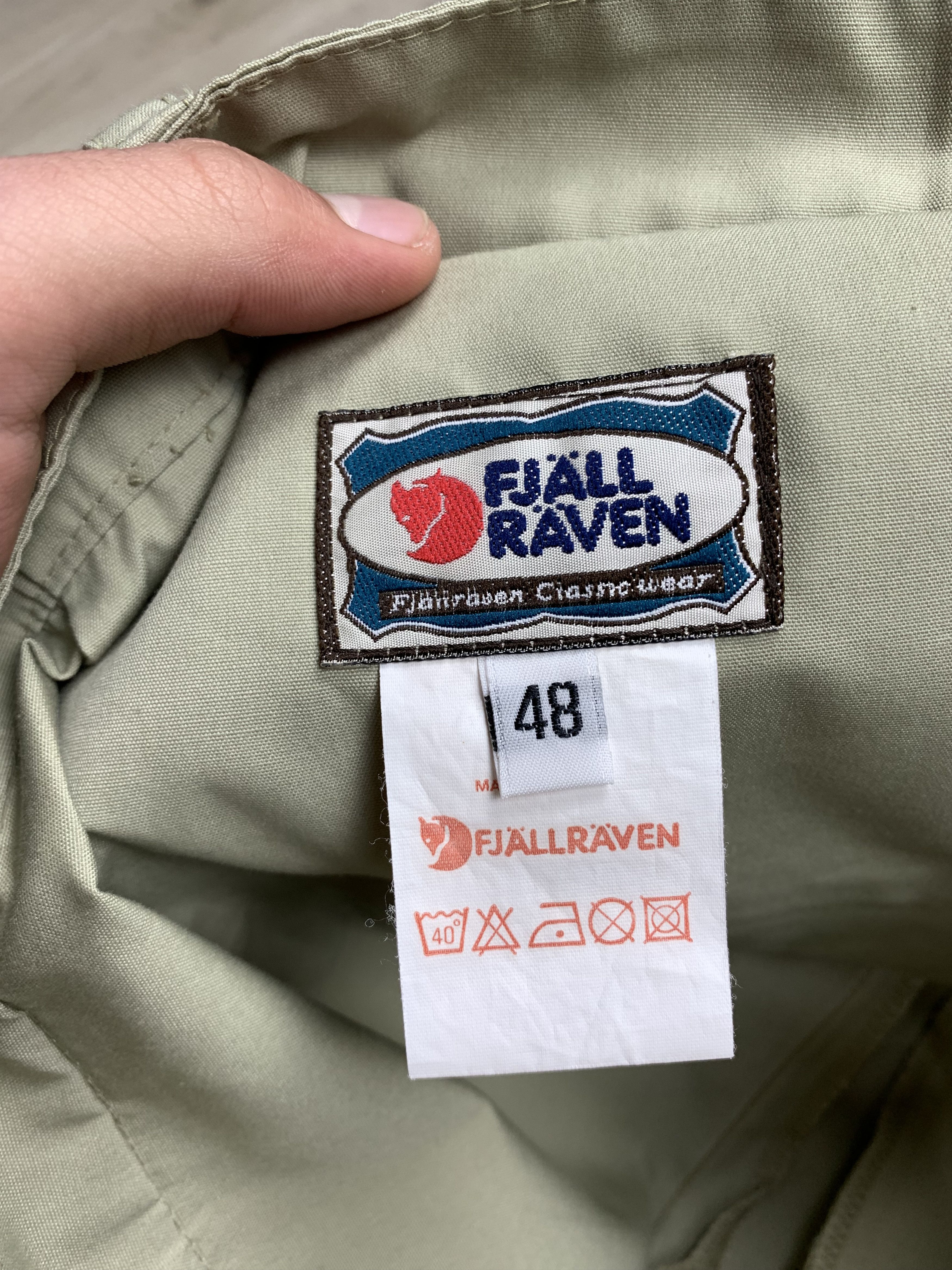 Fjallraven Fjallraven G1000 90s Vintage Mens Cargo Pants Size US 32 / EU 48 - 7 Thumbnail
