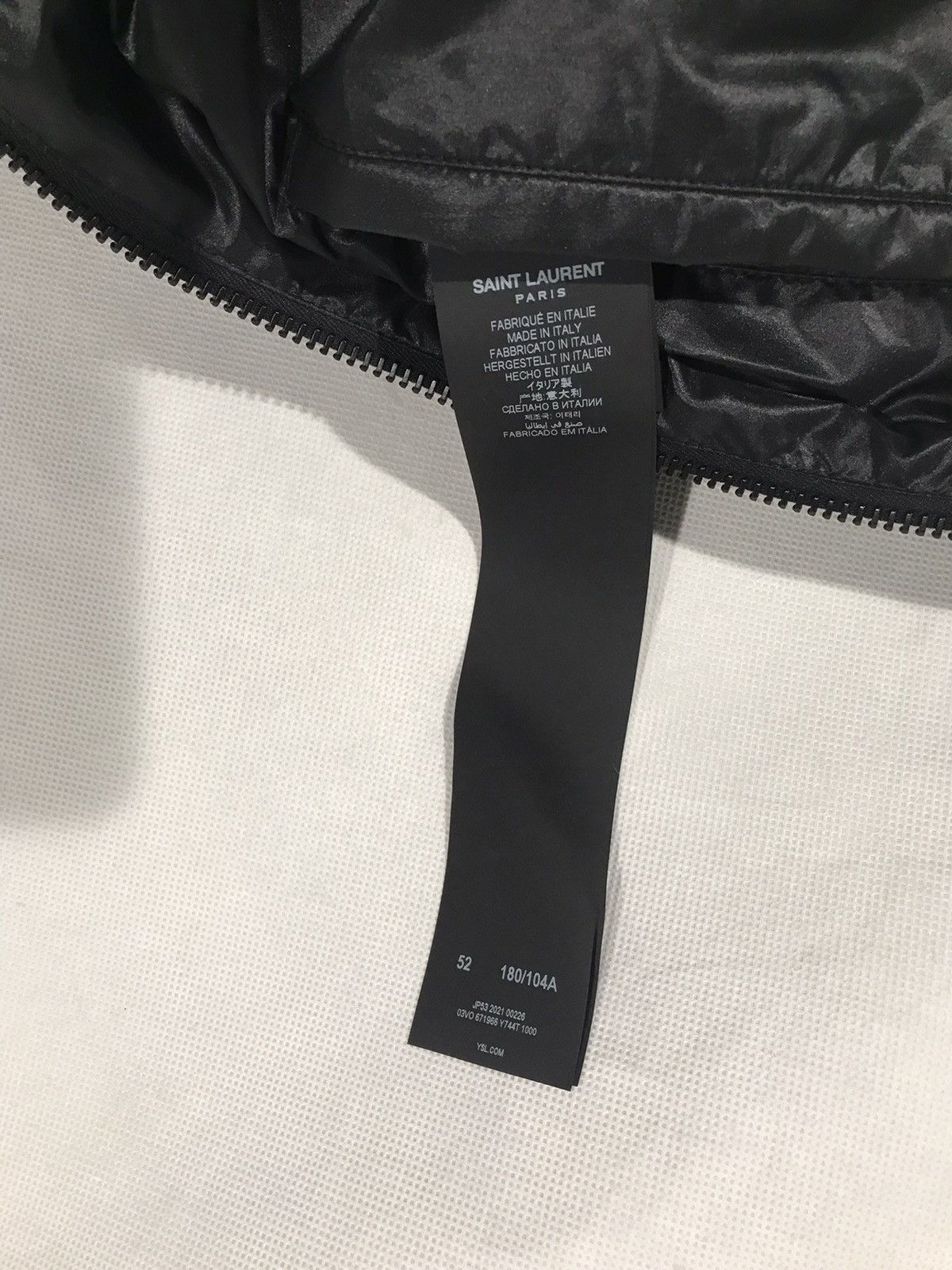 Saint Laurent Paris Saint Laurent men’s nylon puffer jacket. 52/XL. $2390 Size US L / EU 52-54 / 3 - 8 Thumbnail