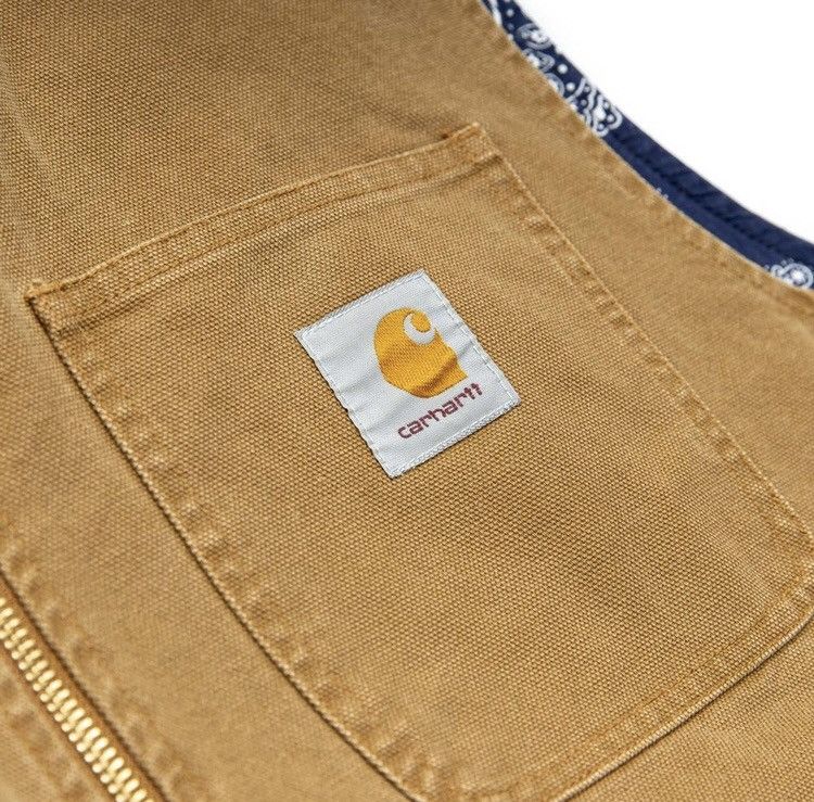 Carhartt Wip CARHARTT WIP SS21 BANDANA WORK VEST REVERSIBLE JACKET Size US S / EU 44-46 / 1 - 4 Thumbnail