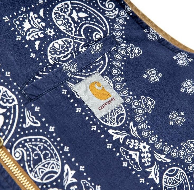 Carhartt Wip CARHARTT WIP SS21 BANDANA WORK VEST REVERSIBLE JACKET Size US S / EU 44-46 / 1 - 7 Thumbnail