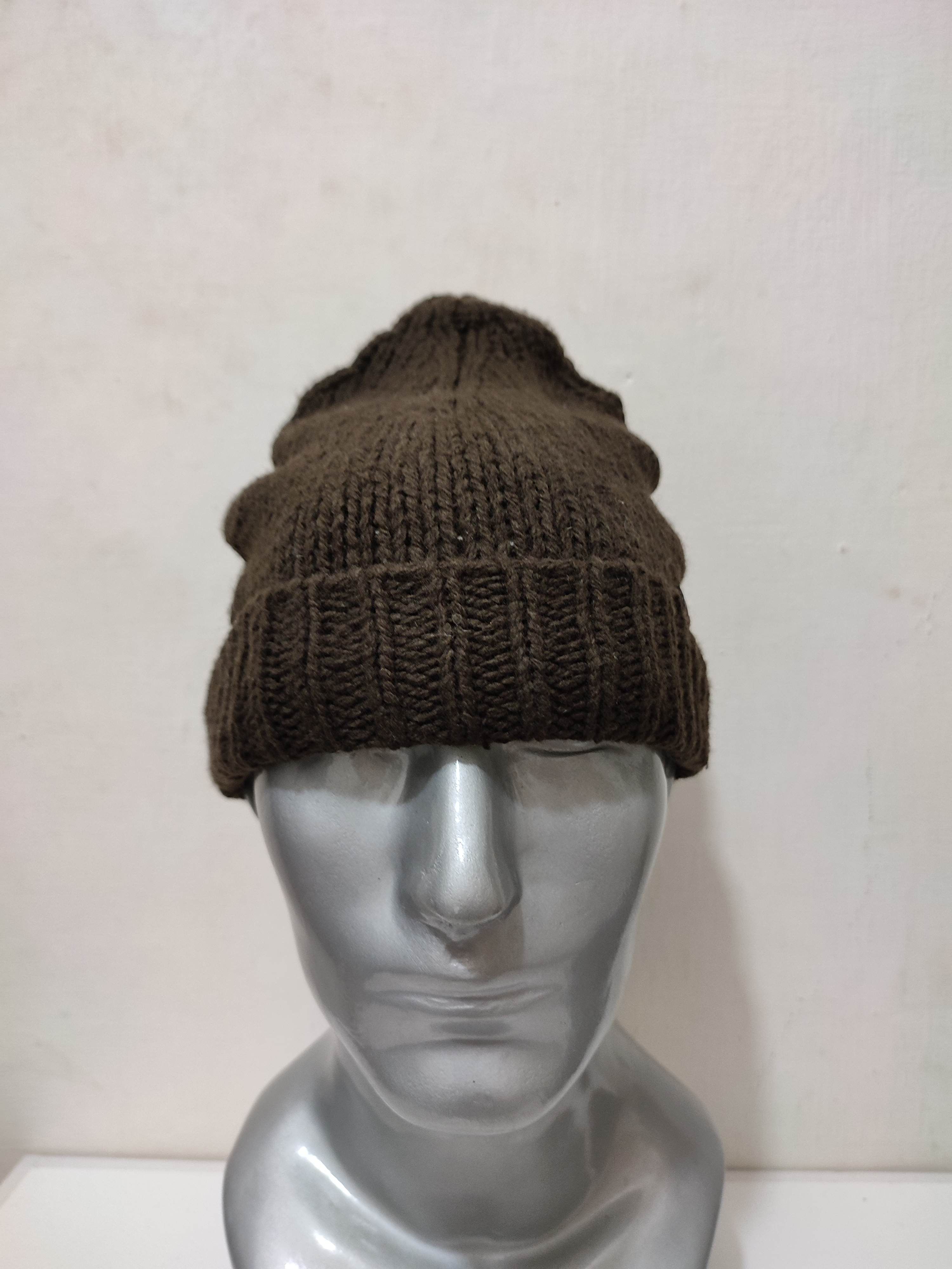 Moncler Moncler Brown Knitted Beanie Hats Size ONE SIZE - 3 Thumbnail