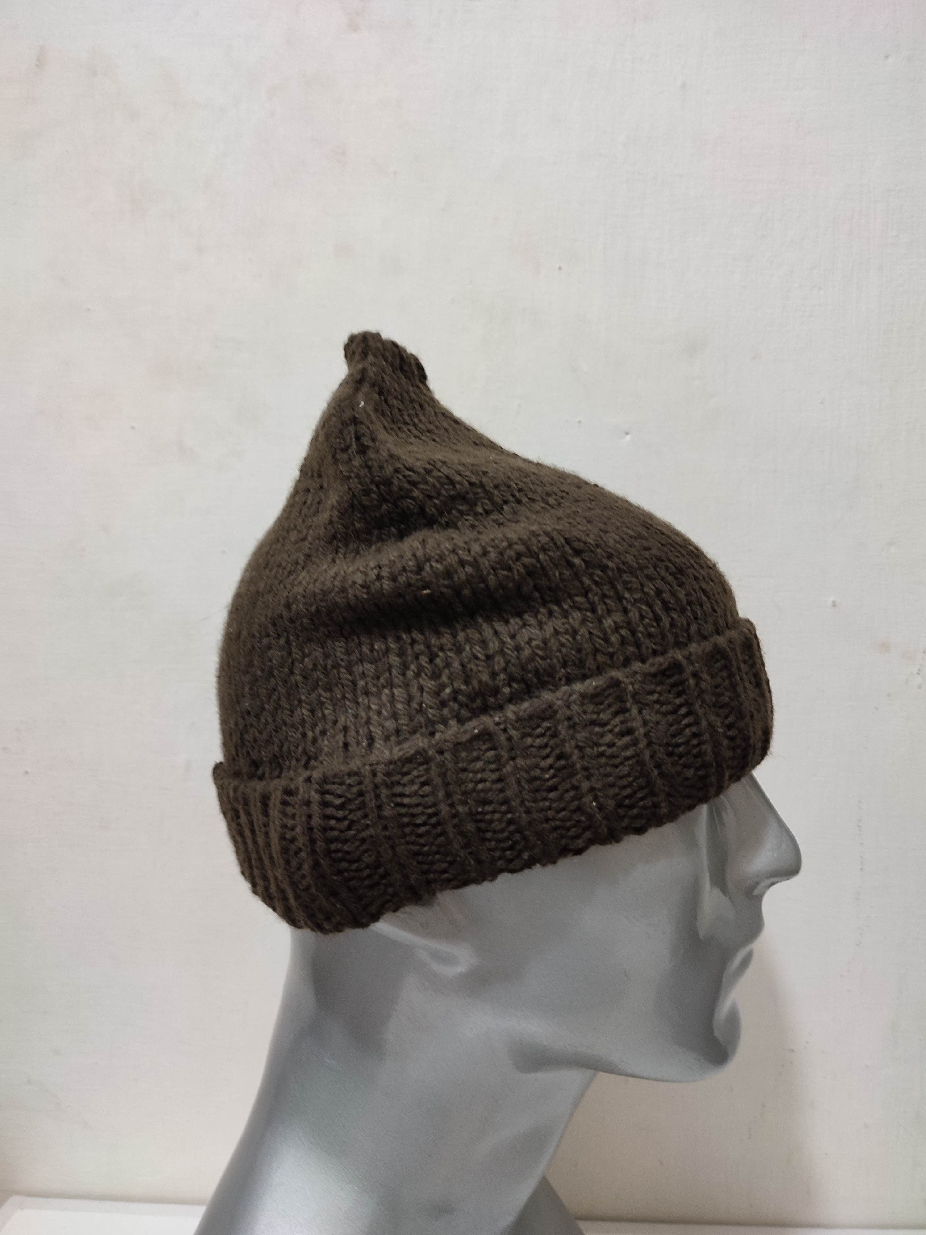 Moncler Moncler Brown Knitted Beanie Hats Size ONE SIZE - 4 Thumbnail