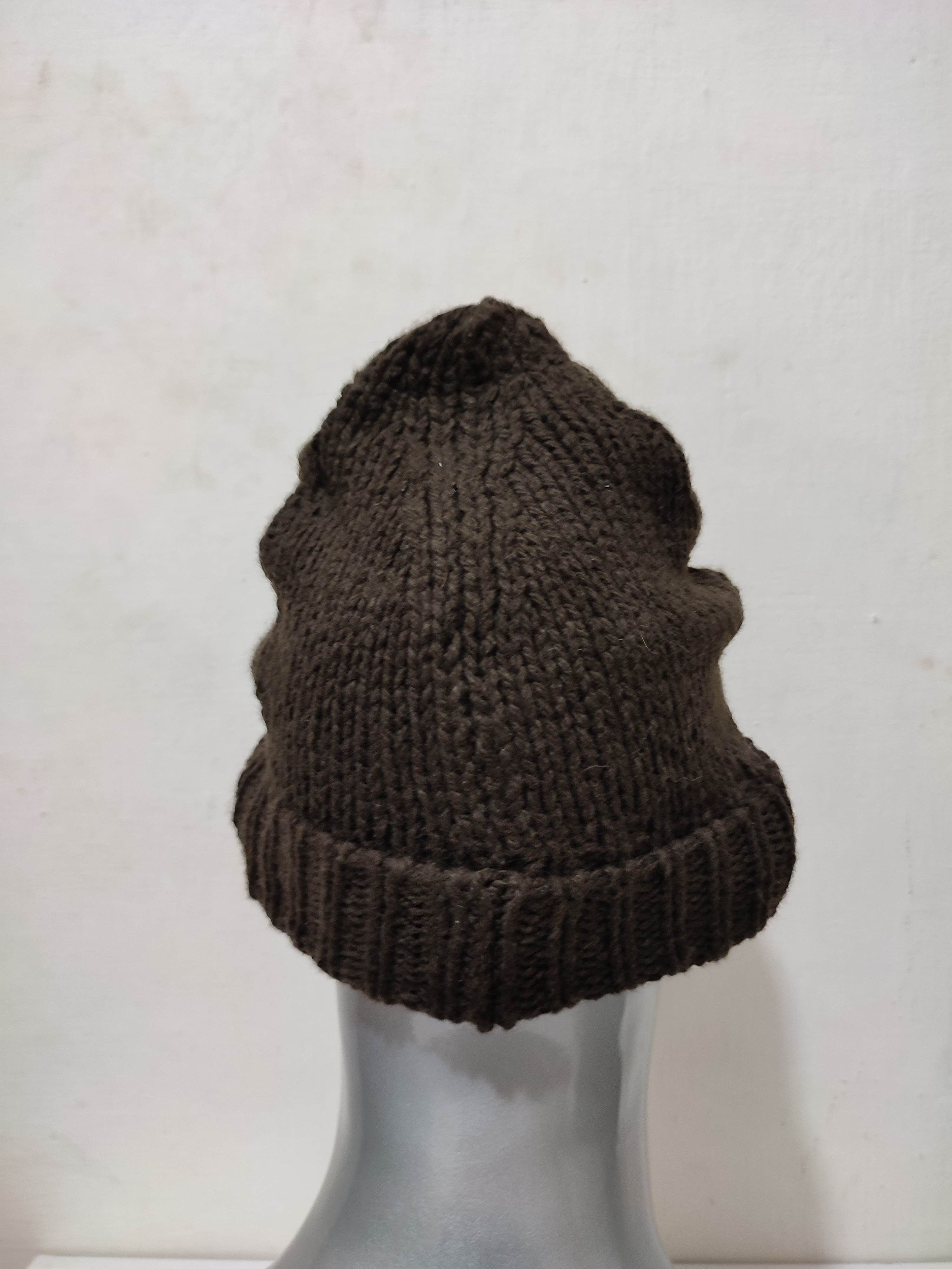 Moncler Moncler Brown Knitted Beanie Hats Size ONE SIZE - 5 Thumbnail