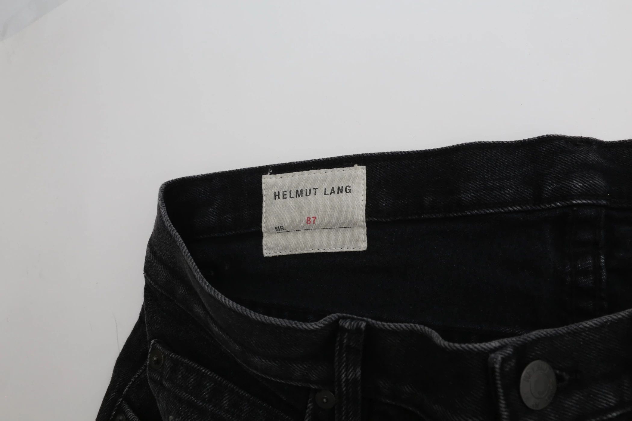 Helmut Lang ⚡️QUICK SALE⚡️Helmut Lang Black Distressed Jeans Denim Size US 30 / EU 46 - 3 Thumbnail