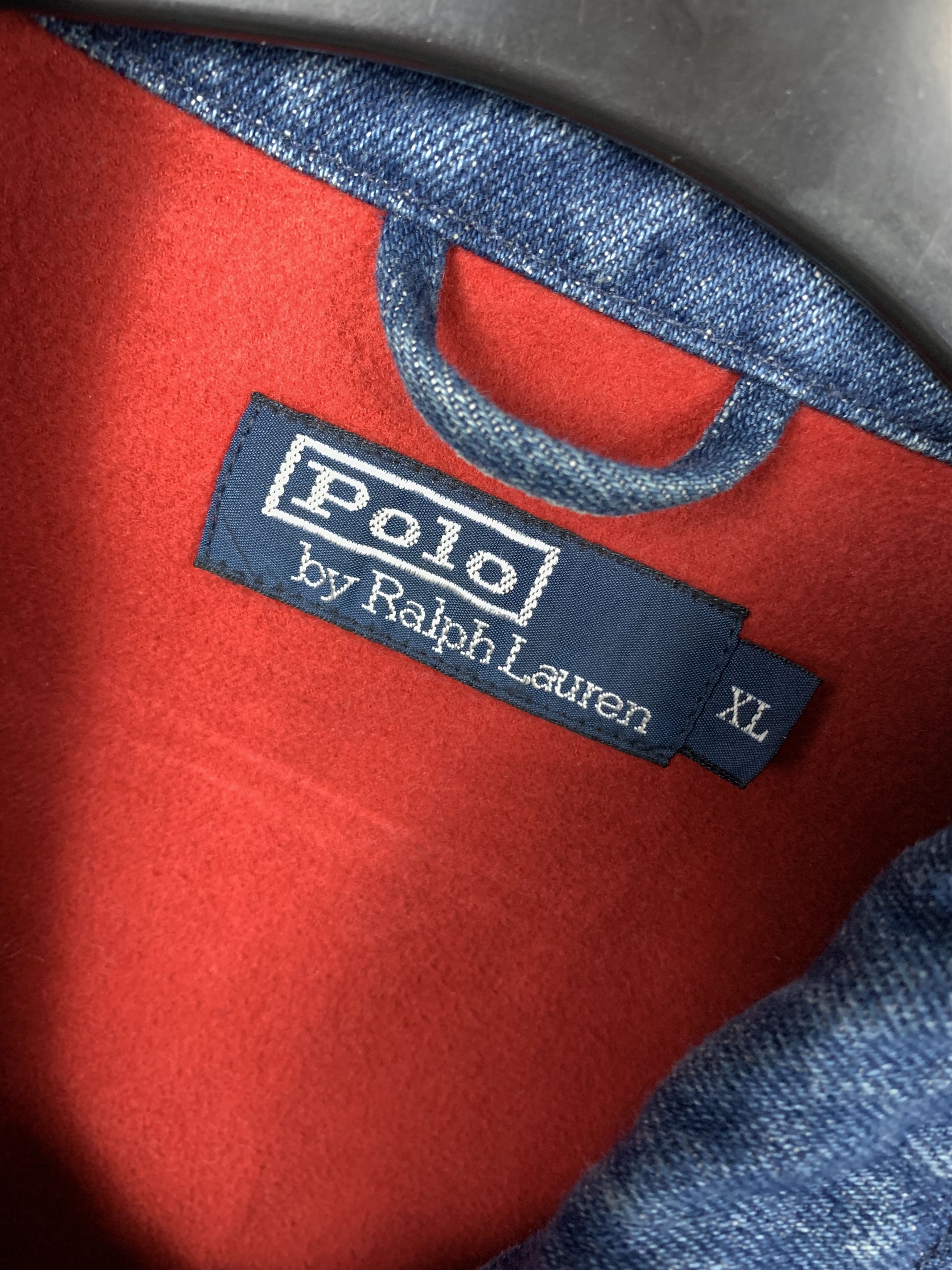 Polo Ralph Lauren Polo Ralph Lauren Vintage Denim Jacket Size US XL / EU 56 / 4 - 4 Thumbnail