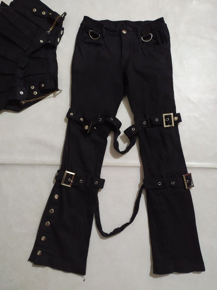 Japanese Brand × Seditionaries 🔥Ichioku Japan Bondage Punk Pants Size 29" - 9 Thumbnail