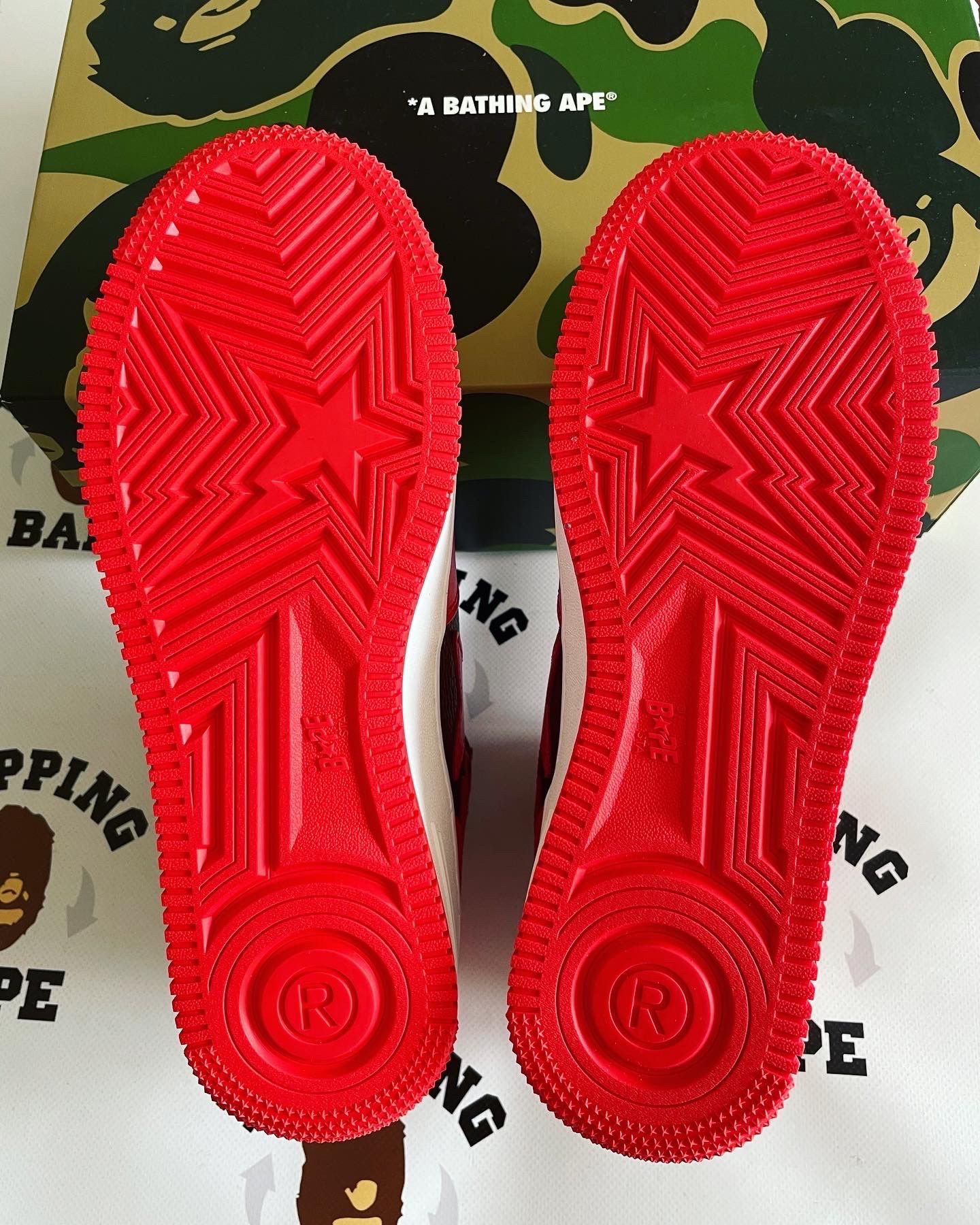 Bape BAPE STA MID #2 RED Size US 9 / EU 42 - 7 Thumbnail