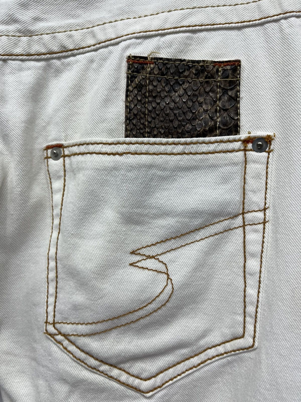 semanticdesign 🔥 SEMANTIC DESIGN Punk Bondage Zipper Low Rise Flare Pants Size US 29 - 6 Thumbnail