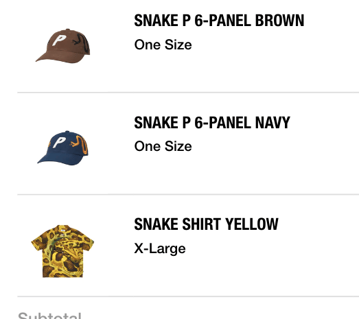 Palace Palace Snake Shirt Yellow XL Size US XL / EU 56 / 4 - 10 Thumbnail