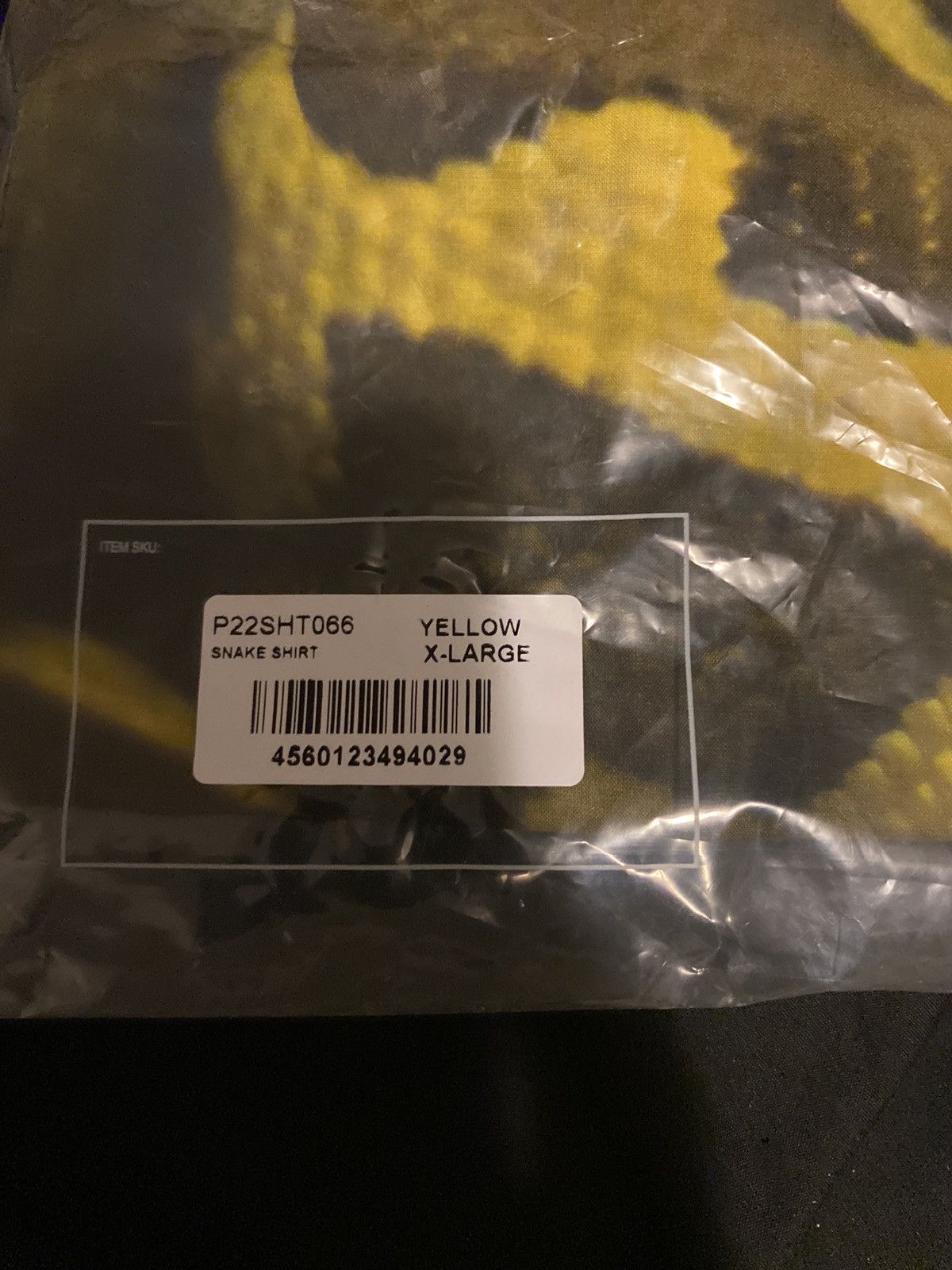 Palace Palace Snake Shirt Yellow XL Size US XL / EU 56 / 4 - 8 Thumbnail