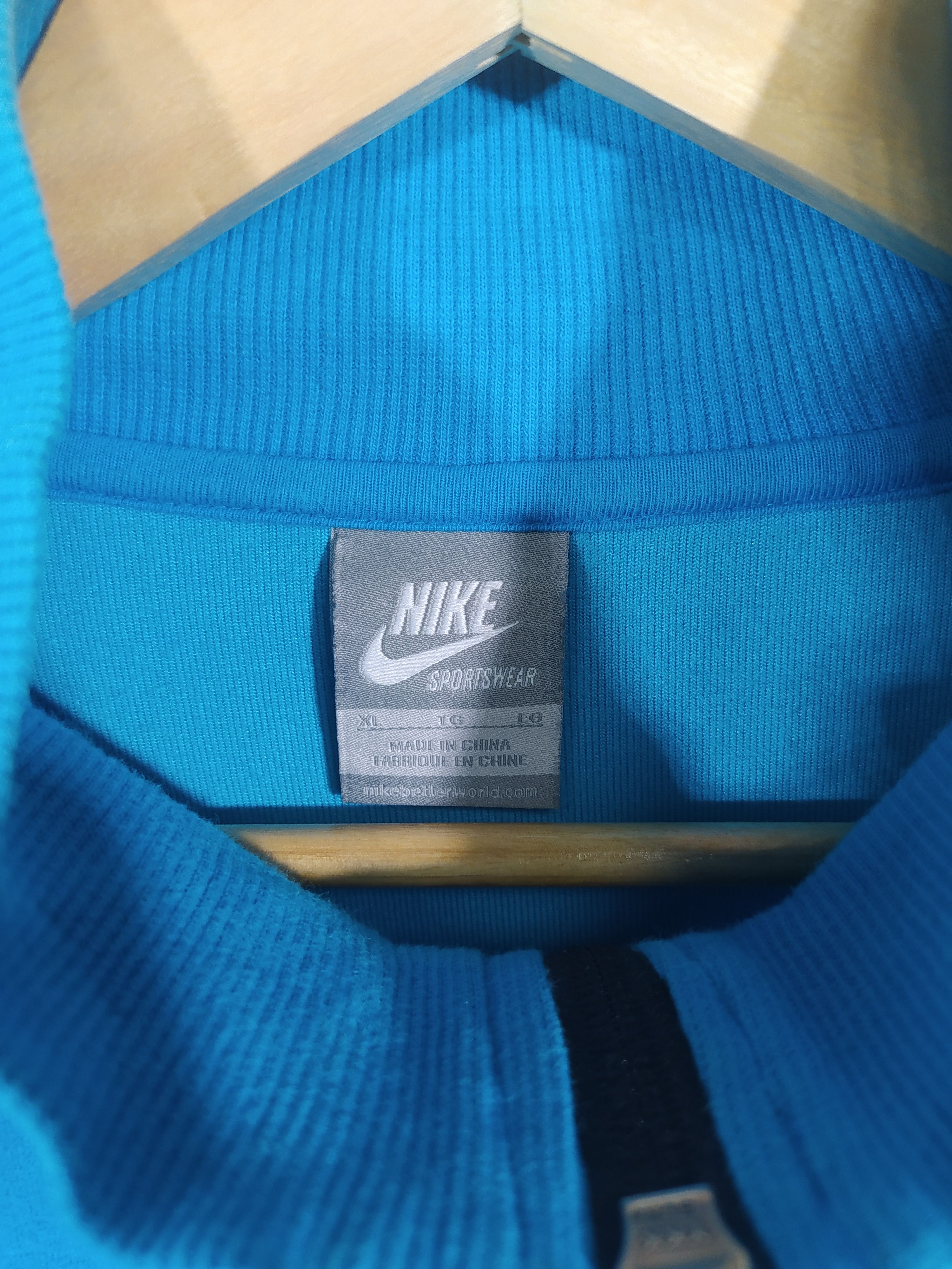 Nike × Vintage Vintage Nike Sportswear 3 Tone Valvet Zipper Size US M / EU 48-50 / 2 - 6 Thumbnail