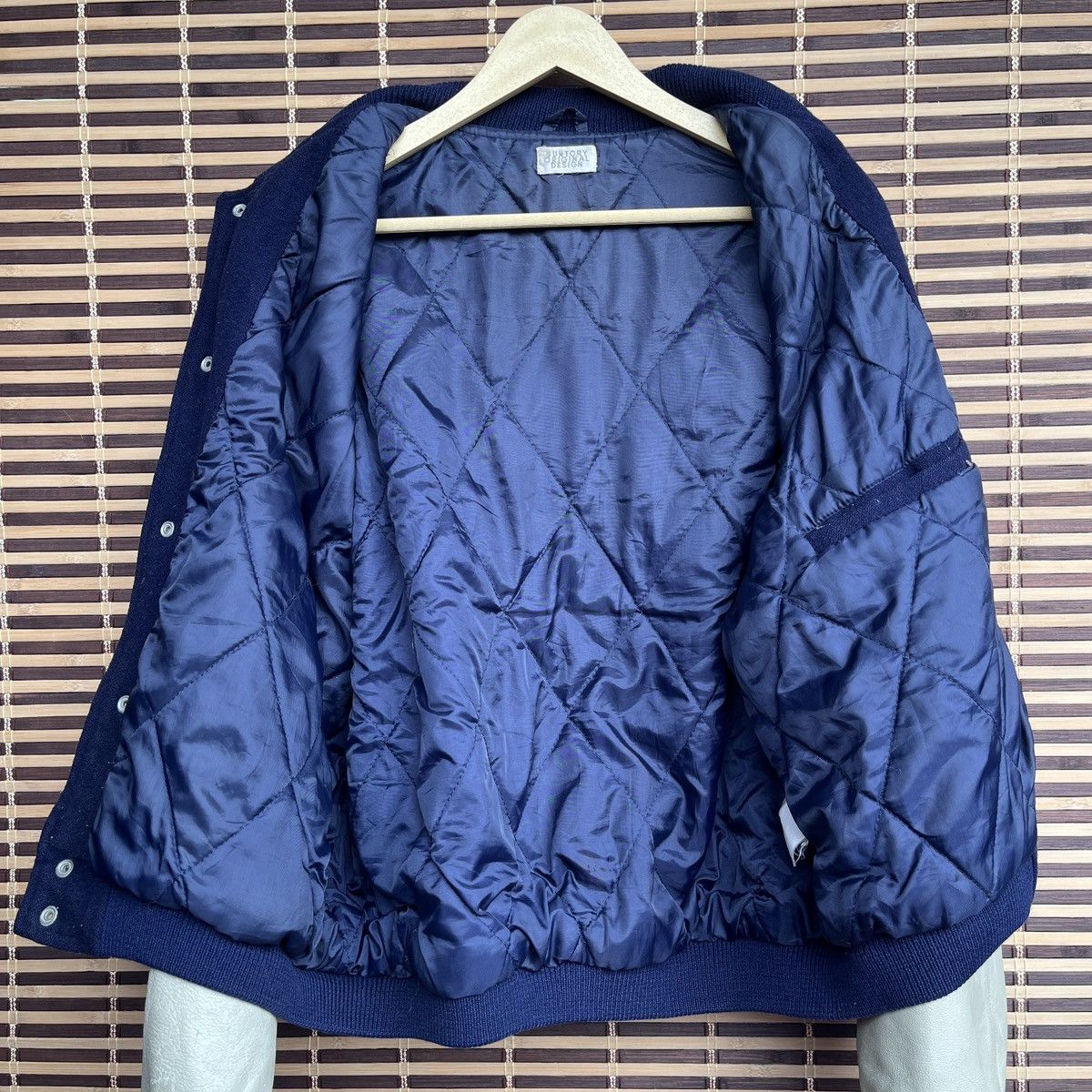 Vintage Japan Leather Suntory Coffee Boss Varsity Jacket Size US L / EU 52-54 / 3 - 17 Thumbnail