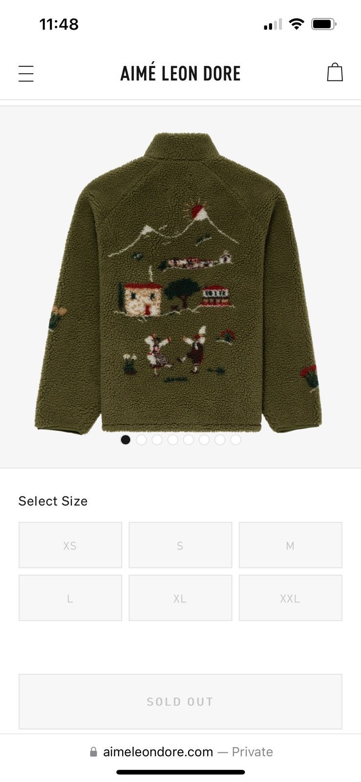 Aime Leon Dore Aime Leon Dore Village Fleece Jacket Size US L / EU 52-54 / 3 - 6 Thumbnail