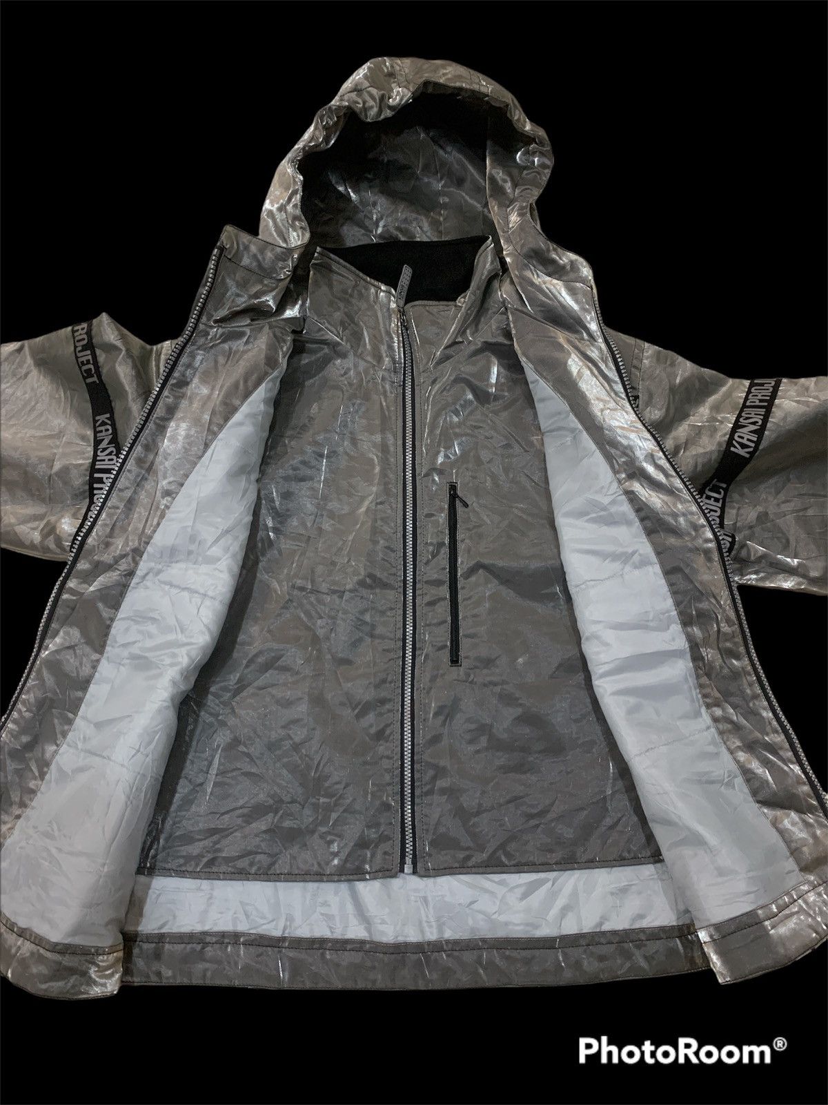 Kansai Yamamoto KANSAI PROJECT BONDAGE METALLIC SILVER JACKET ASTRONAUT Size US M / EU 48-50 / 2 - 7 Thumbnail
