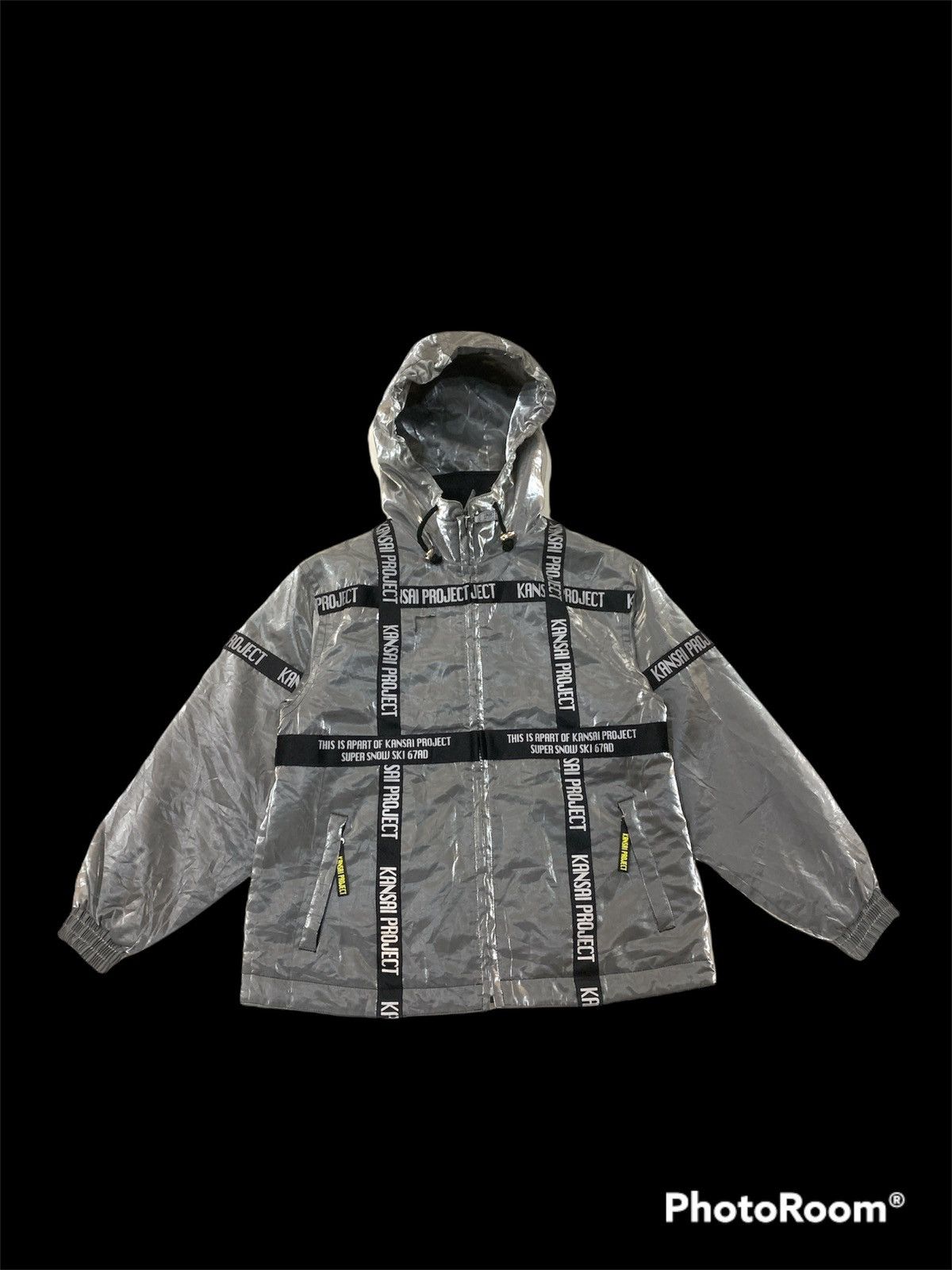 Kansai Yamamoto KANSAI PROJECT BONDAGE METALLIC SILVER JACKET ASTRONAUT Size US M / EU 48-50 / 2 - 1 Thumbnail