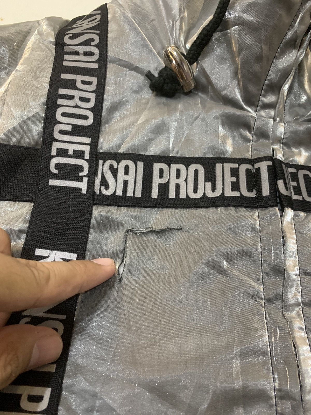Kansai Yamamoto KANSAI PROJECT BONDAGE METALLIC SILVER JACKET ASTRONAUT Size US M / EU 48-50 / 2 - 14 Thumbnail