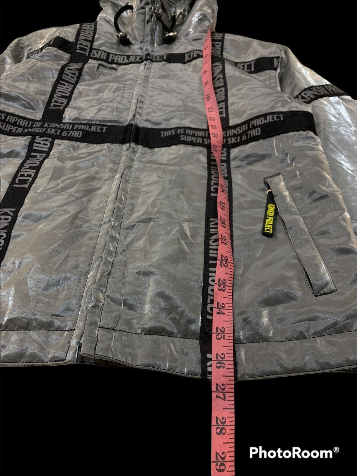 Kansai Yamamoto KANSAI PROJECT BONDAGE METALLIC SILVER JACKET ASTRONAUT Size US M / EU 48-50 / 2 - 4 Thumbnail