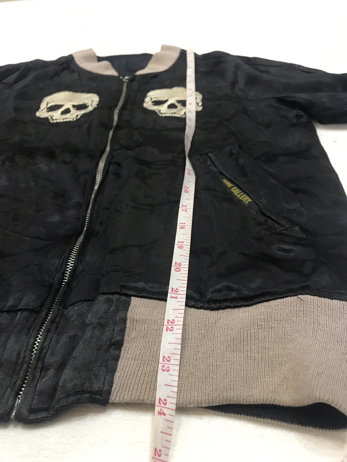 Japanese Brand × RUDE GALLERY RUDE GALLERY JAPAN SKULL EMBROIDERED RAYON JACKET 2 SIDED Size US S / EU 44-46 / 1 - 7 Thumbnail
