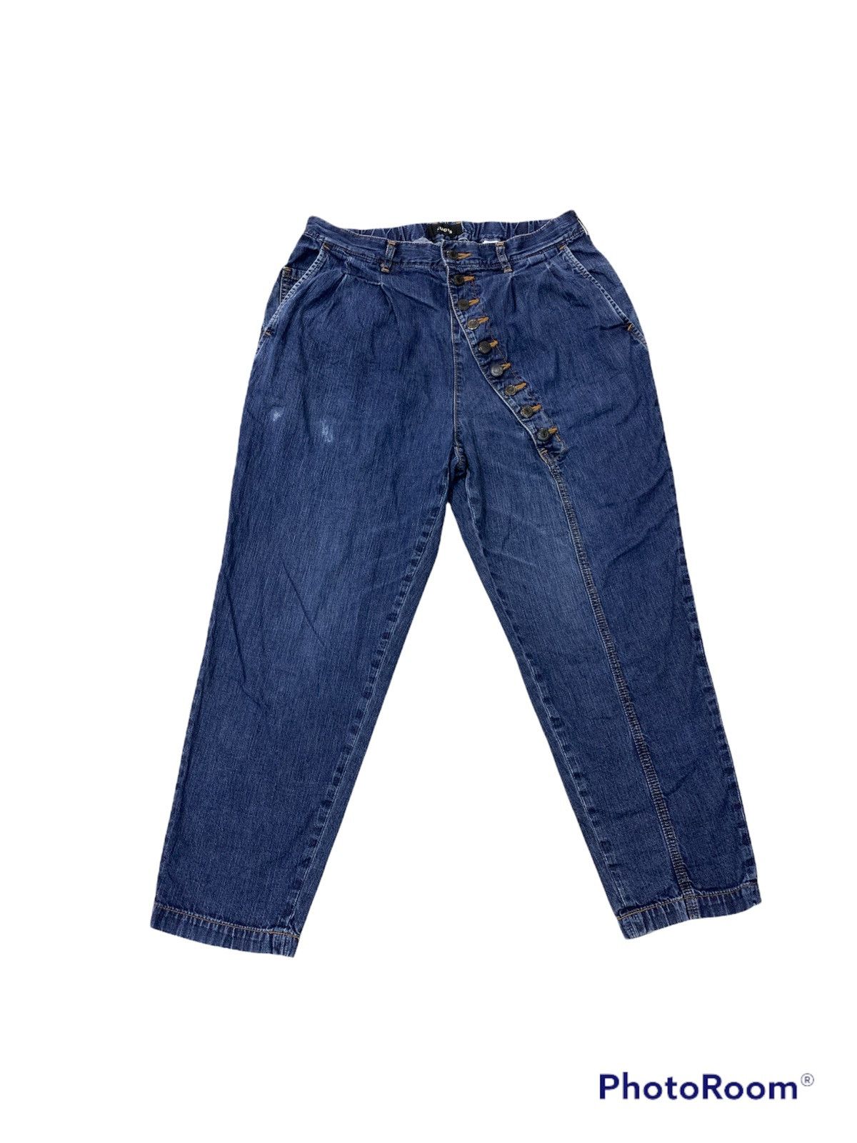 CABANE de ZUCCa ZUCCA 6 POCKETS MULTI BUTTON FLY DENIM RAREI Size US 34 / EU 50 - 1 Thumbnail