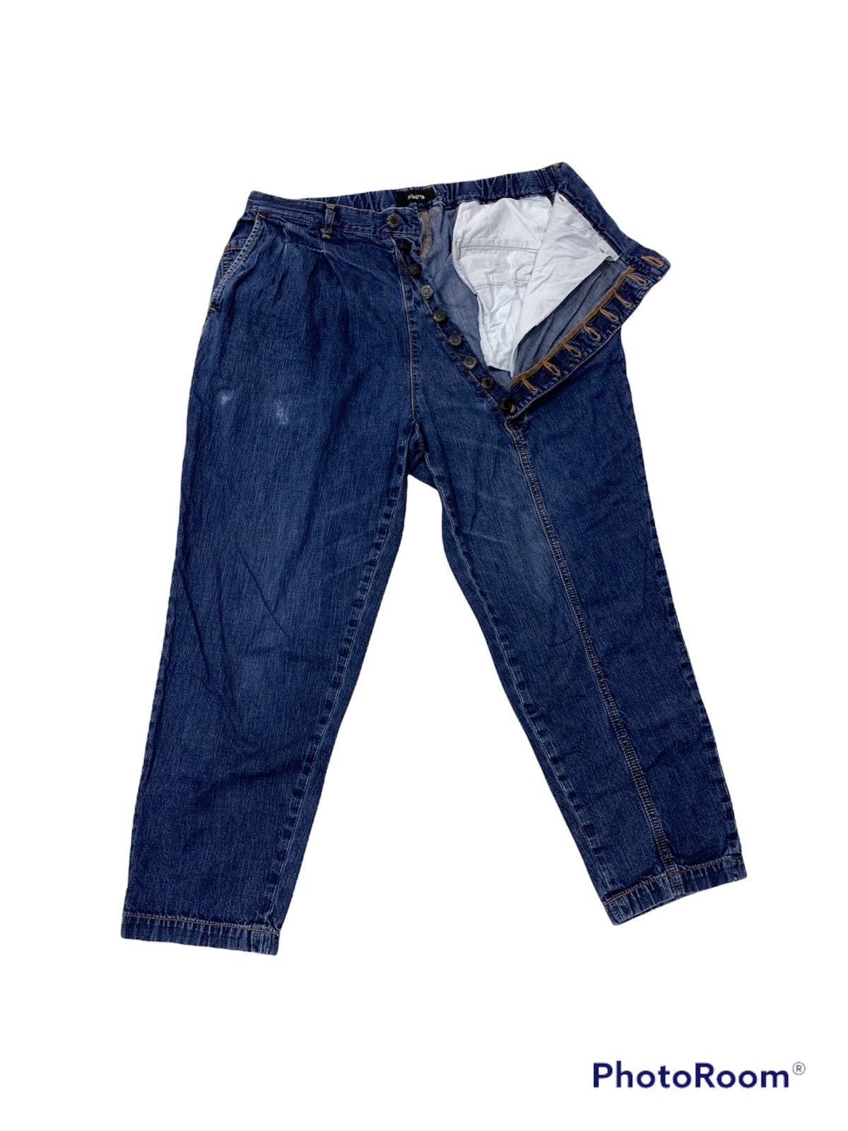 CABANE de ZUCCa ZUCCA 6 POCKETS MULTI BUTTON FLY DENIM RAREI Size US 34 / EU 50 - 3 Thumbnail