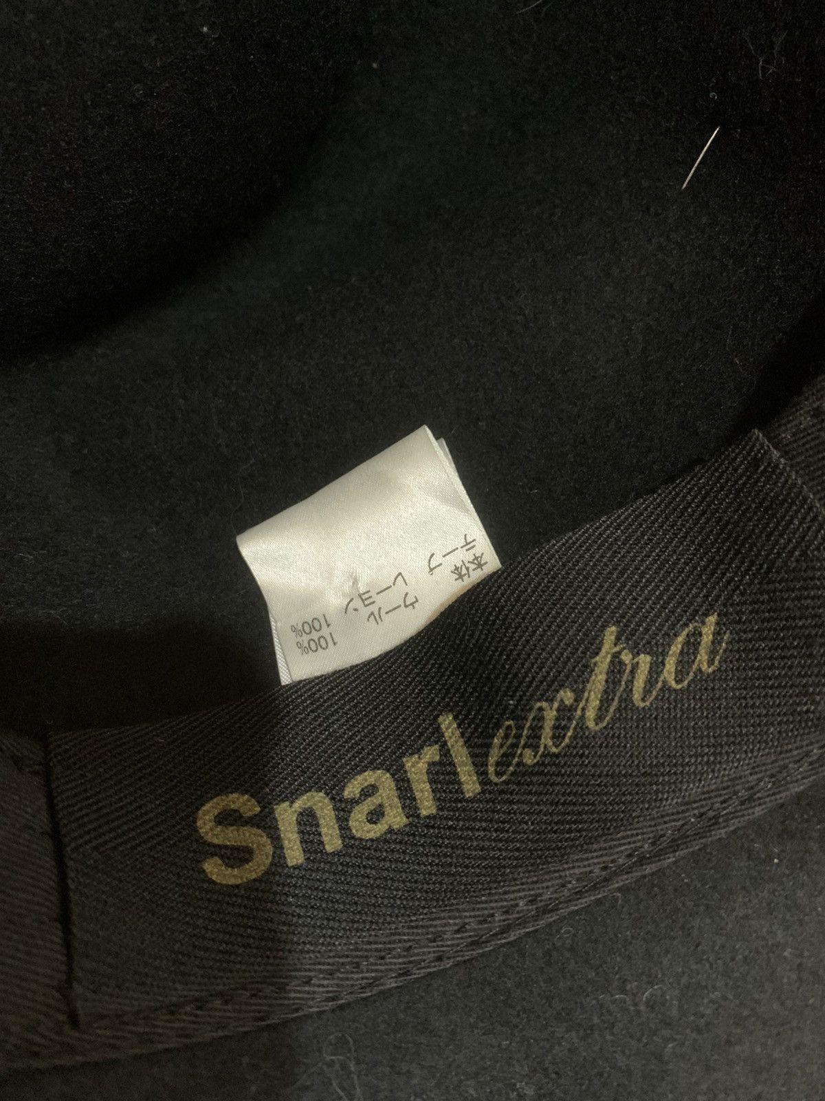 Japanese Brand × Vintage SNARL EXTRA WOOL GOTHIC HAT FEDORA Size ONE SIZE - 6 Thumbnail