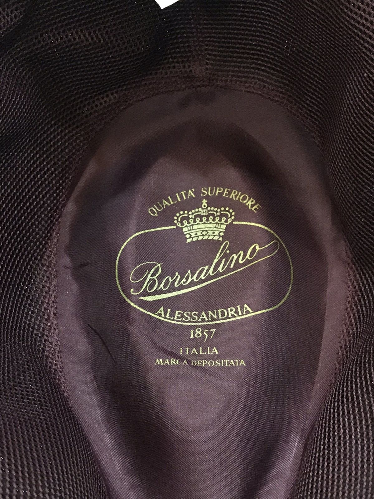 Borsalino BORSALINO ALESSANDRIA 1857 MARCA DEPOSITATA WOOL HAT Size ONE SIZE - 7 Thumbnail