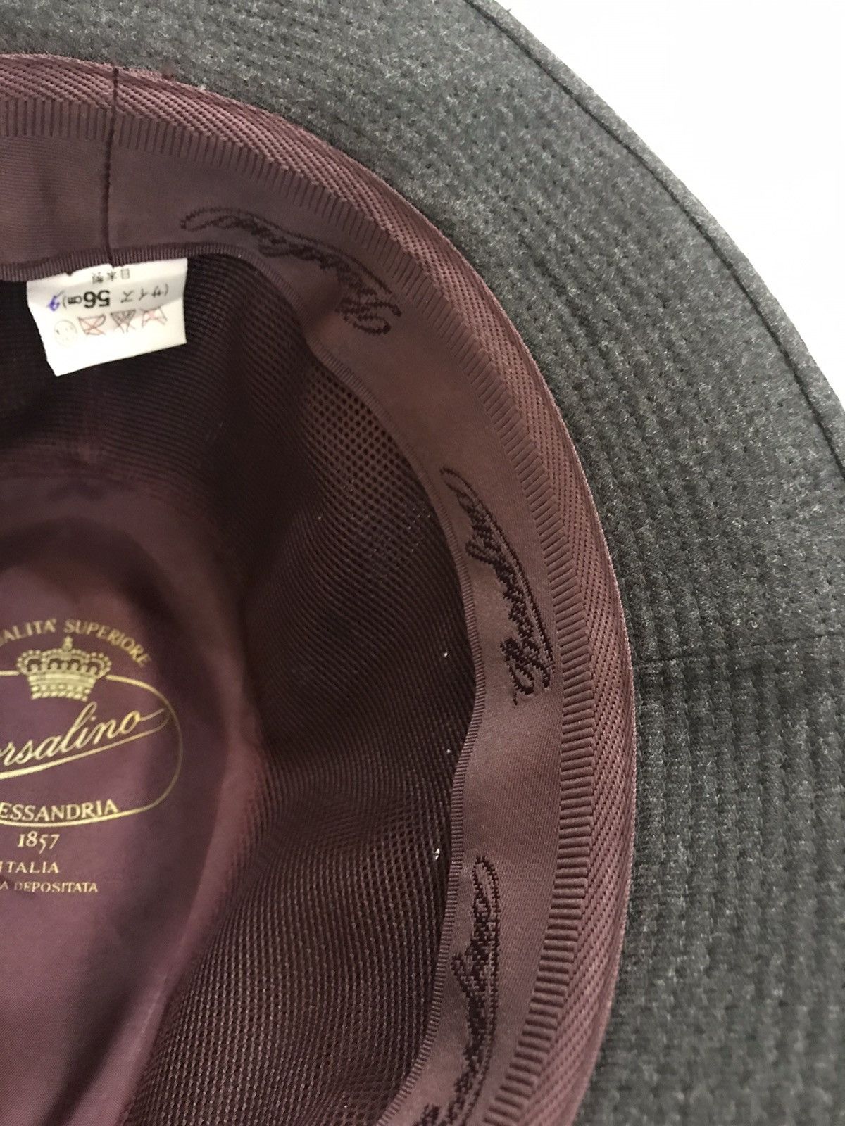 Borsalino BORSALINO ALESSANDRIA 1857 MARCA DEPOSITATA WOOL HAT Size ONE SIZE - 8 Thumbnail