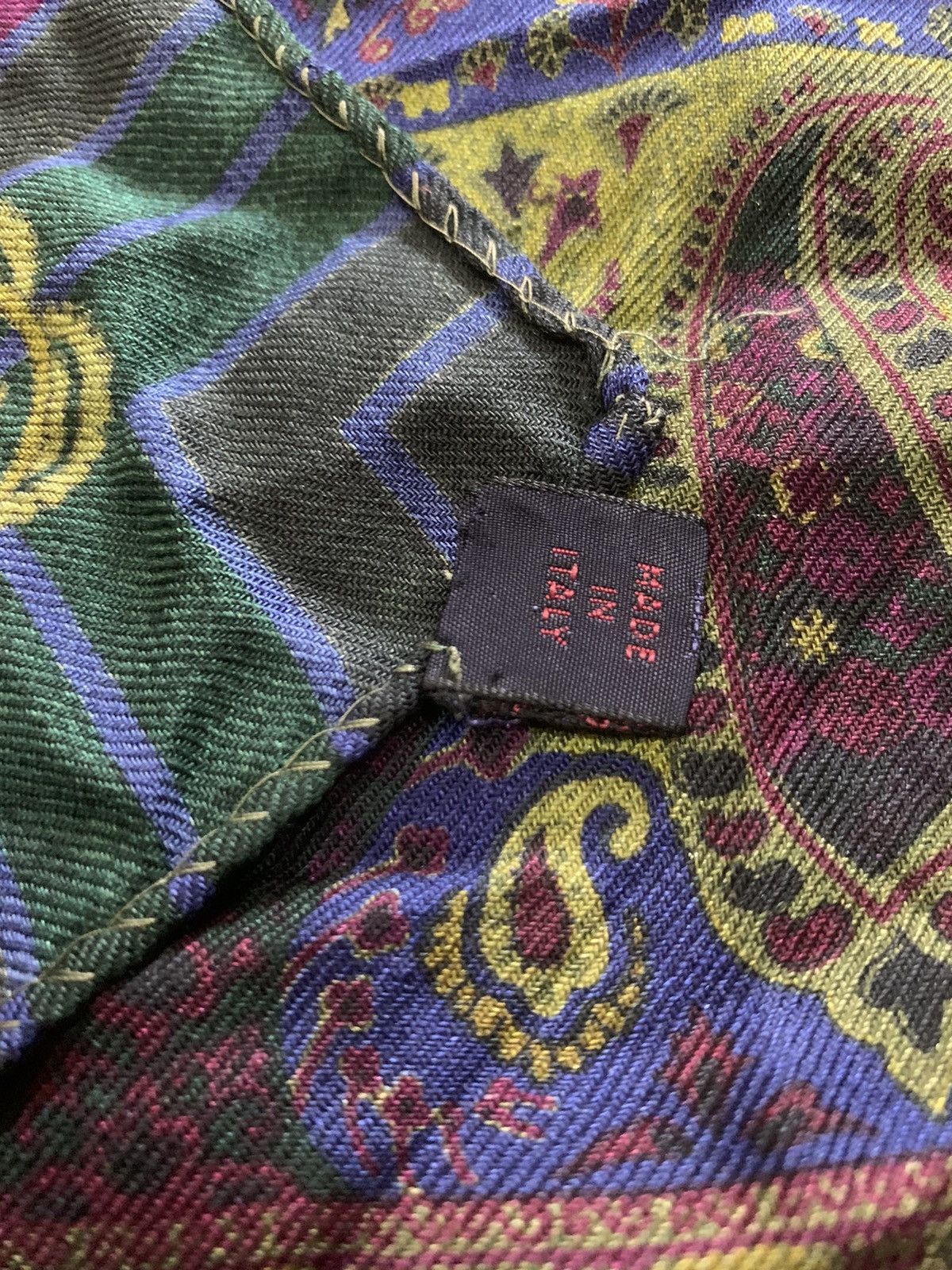 Etro ETRO MILANO LARGE PAISLEY MOTIVE SCARF Size ONE SIZE - 5 Thumbnail