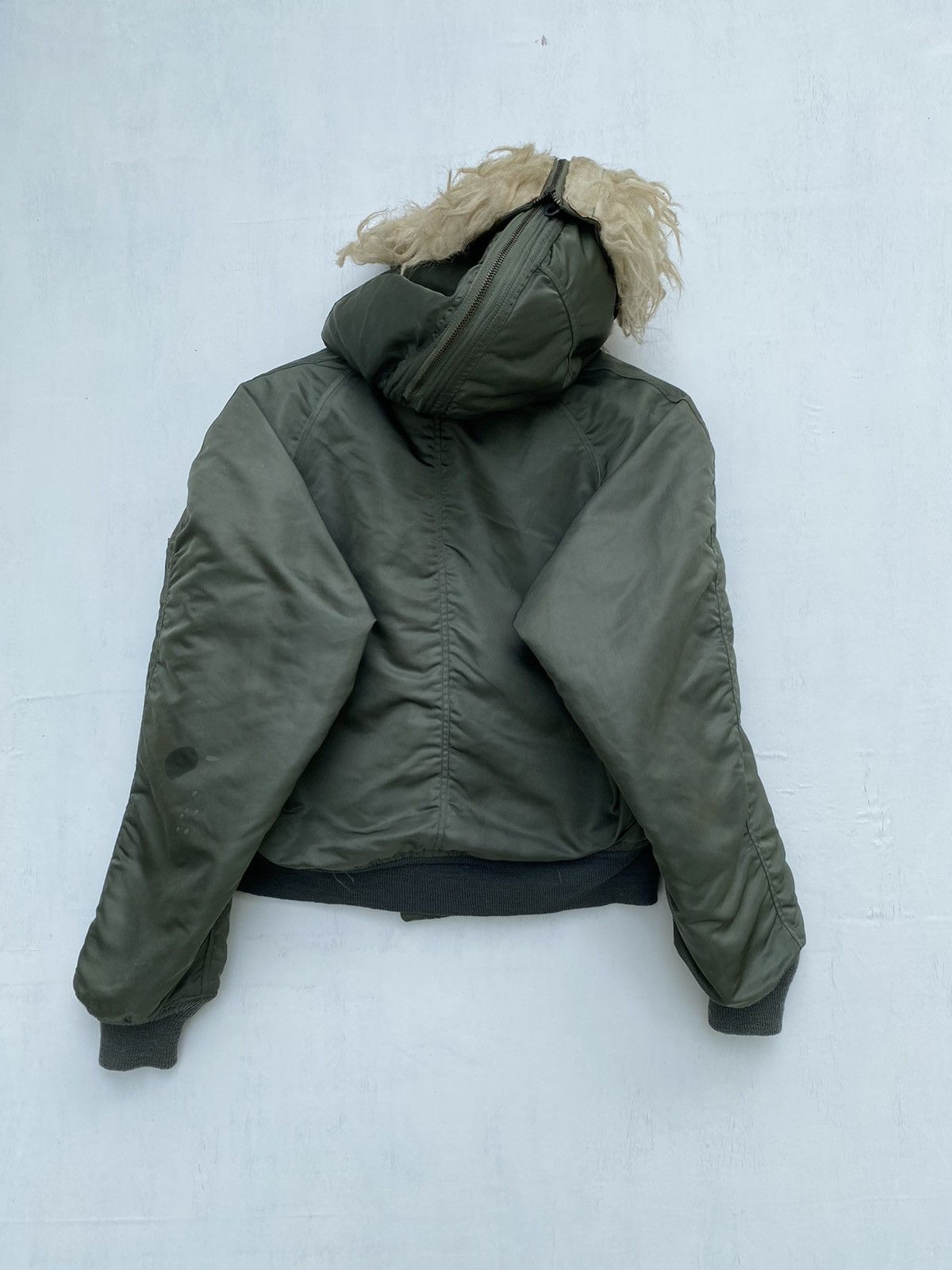 Buzz Rickson's TRUE VINTAGE 1975 DAKOTA INDUSTRIES BOMBER JACKET FUR HOODED Size US S / EU 44-46 / 1 - 2 Thumbnail