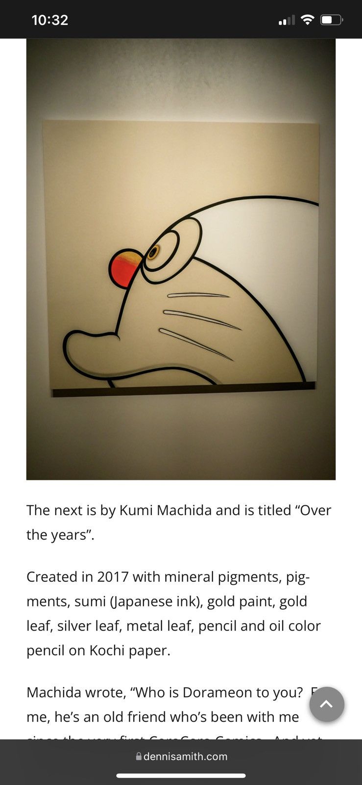 Anime × Cartoon Network × Japanese Brand LIMITED DORAEMON x KUMI MACHIDA "OVER THE YEARS" 2017 SHIRT Size US XL / EU 56 / 4 - 7 Thumbnail