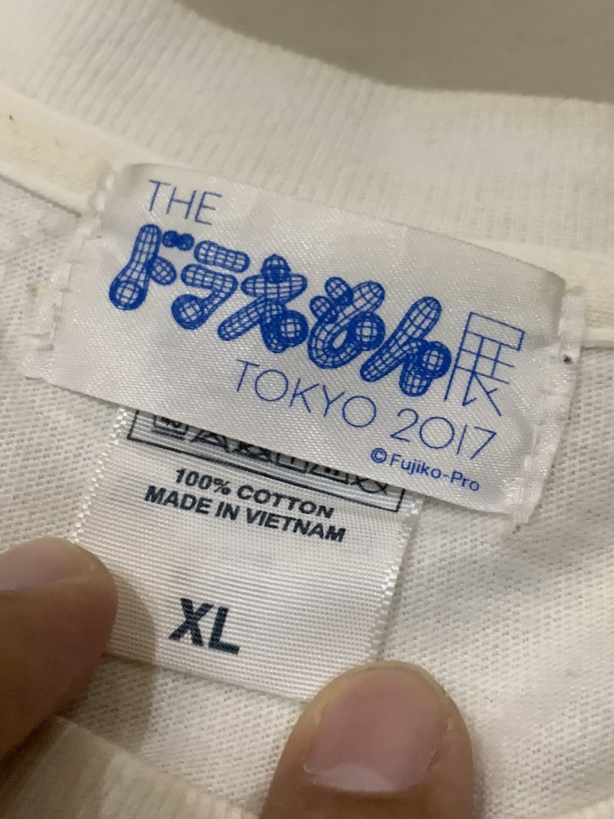 Anime × Cartoon Network × Japanese Brand LIMITED DORAEMON x KUMI MACHIDA "OVER THE YEARS" 2017 SHIRT Size US XL / EU 56 / 4 - 6 Thumbnail