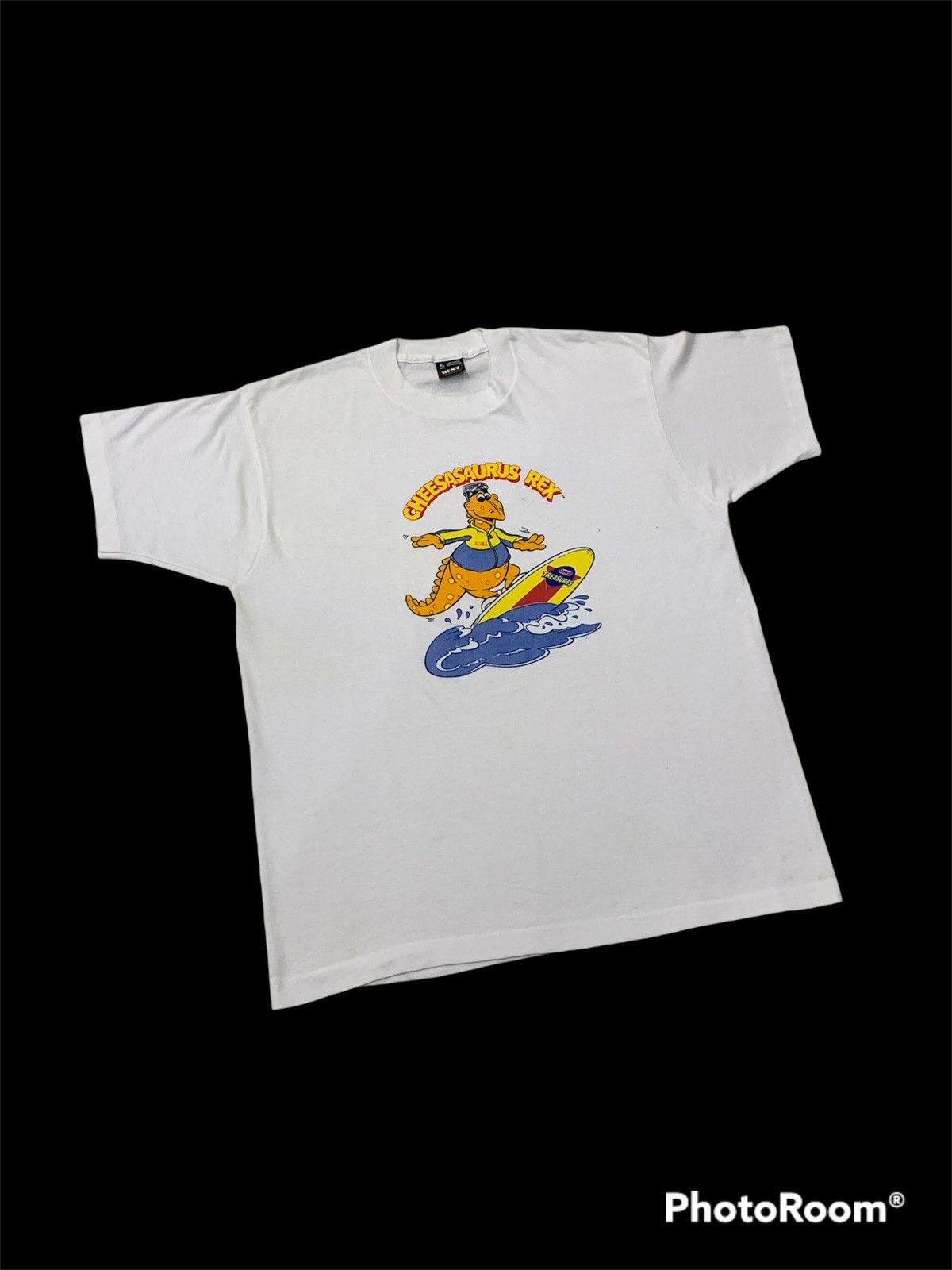 Vintage 1990s CHEESASAURUS KRAFT CHEESE SINGLE STITCHES SHIRT Size US XL / EU 56 / 4 - 1 Thumbnail