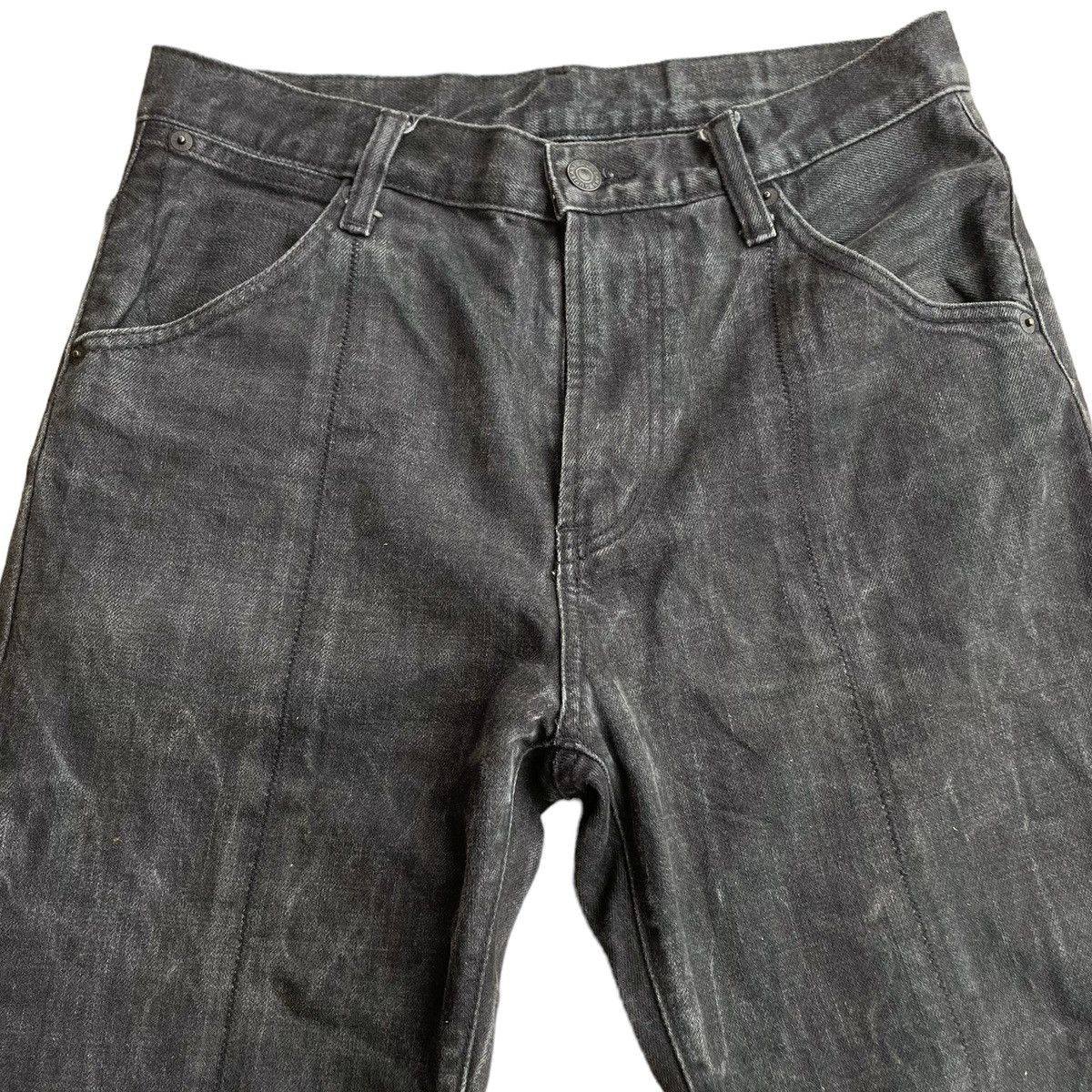 If Six Was Nine × Japanese Brand × Le Grande Bleu (L.G.B.) 🇯🇵 GU JAPAN FLARE DENIM PANTS Size US 30 / EU 46 - 3 Thumbnail