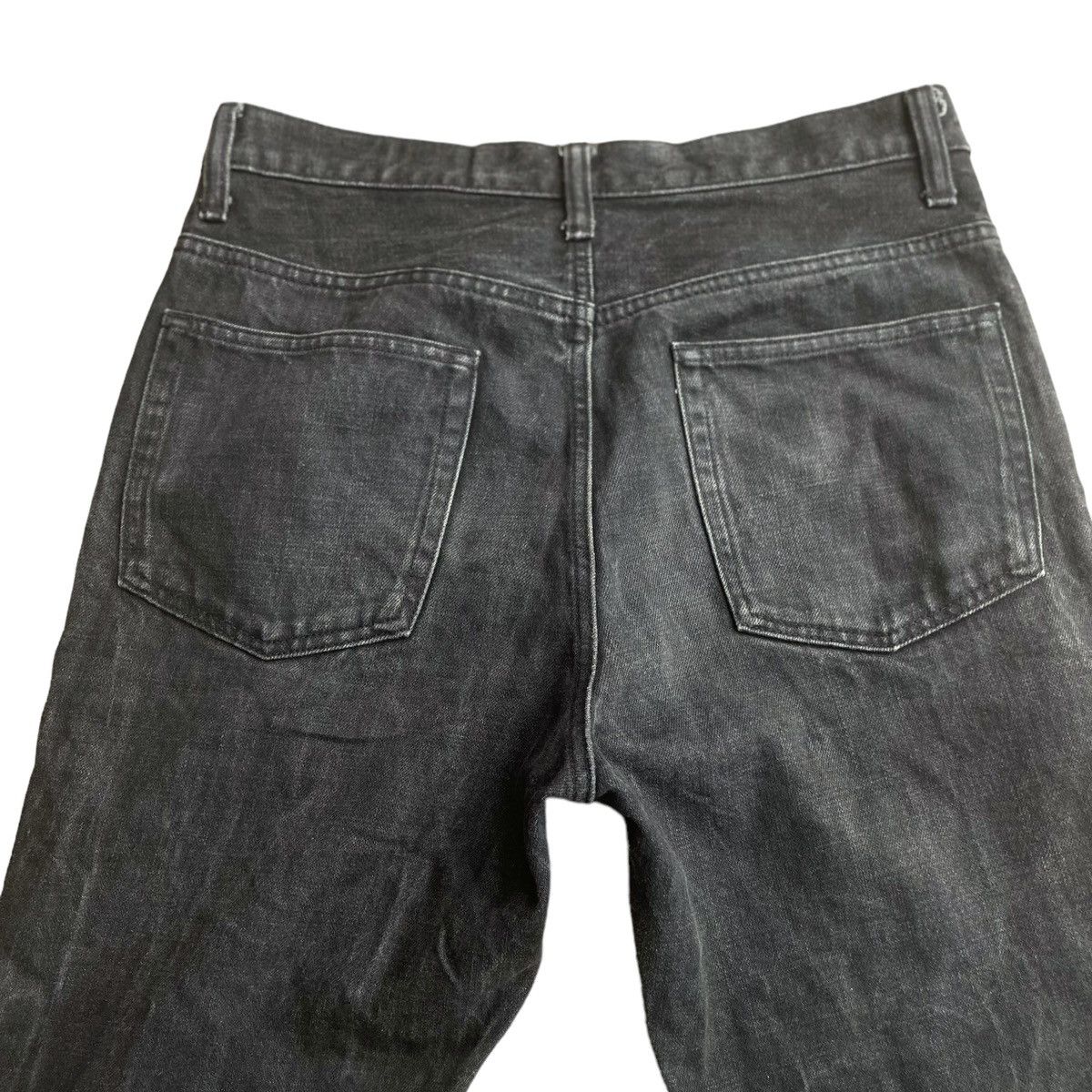 If Six Was Nine × Japanese Brand × Le Grande Bleu (L.G.B.) 🇯🇵 GU JAPAN FLARE DENIM PANTS Size US 30 / EU 46 - 9 Thumbnail