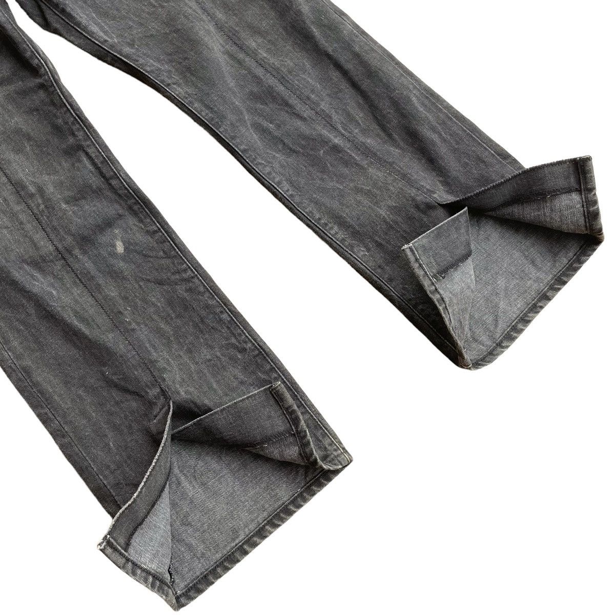 If Six Was Nine × Japanese Brand × Le Grande Bleu (L.G.B.) 🇯🇵 GU JAPAN FLARE DENIM PANTS Size US 30 / EU 46 - 5 Thumbnail