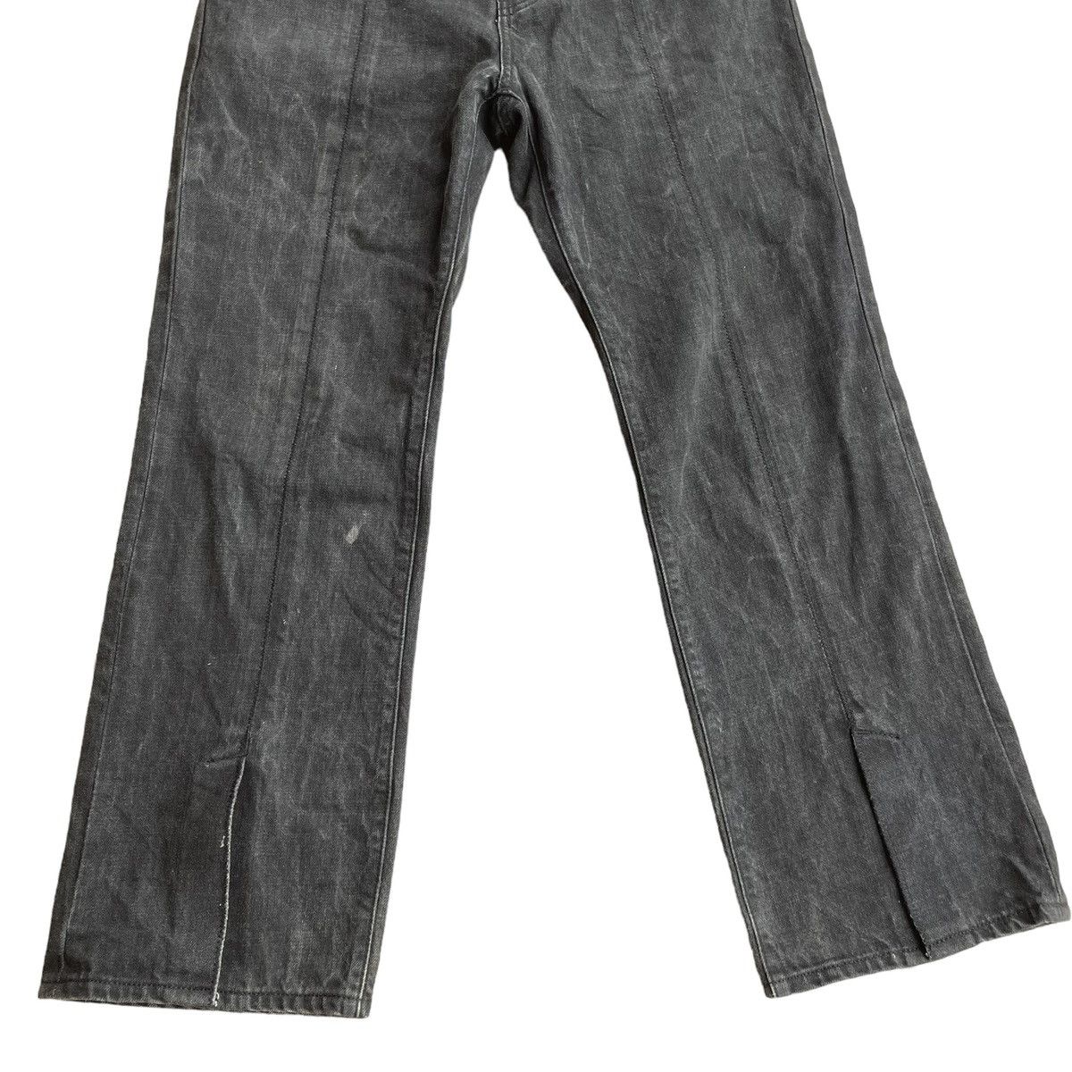 If Six Was Nine × Japanese Brand × Le Grande Bleu (L.G.B.) 🇯🇵 GU JAPAN FLARE DENIM PANTS Size US 30 / EU 46 - 4 Thumbnail