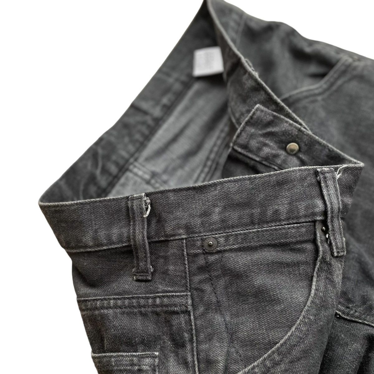 If Six Was Nine × Japanese Brand × Le Grande Bleu (L.G.B.) 🇯🇵 GU JAPAN FLARE DENIM PANTS Size US 30 / EU 46 - 7 Thumbnail