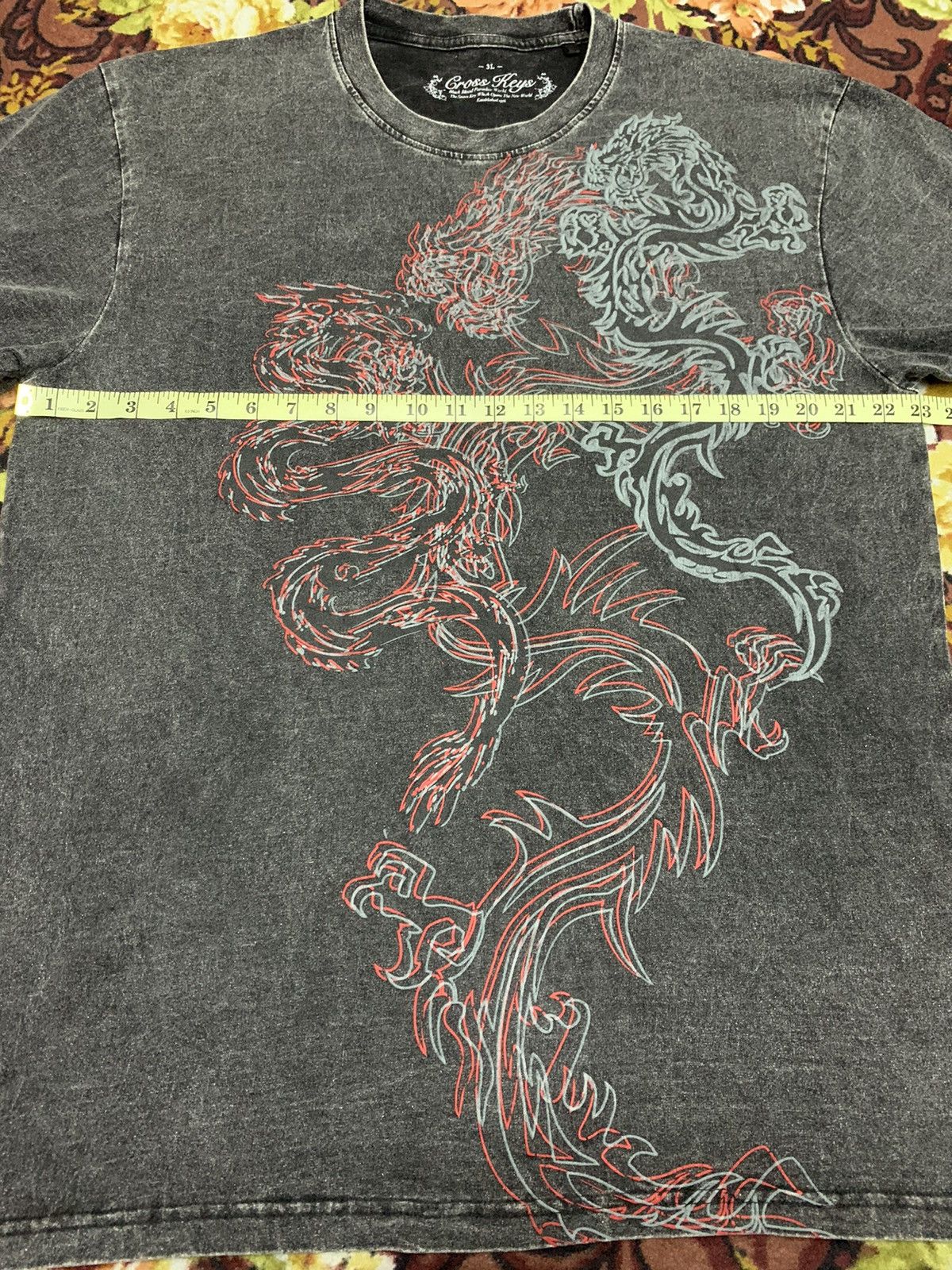 Japanese Brand Japanese Brand Cross Keys Sukajan Dragon Design Size US M / EU 48-50 / 2 - 5 Thumbnail