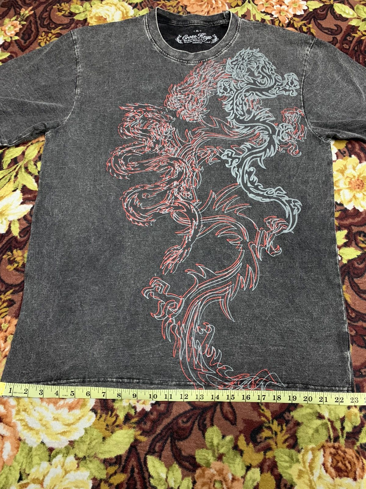 Japanese Brand Japanese Brand Cross Keys Sukajan Dragon Design Size US M / EU 48-50 / 2 - 7 Thumbnail