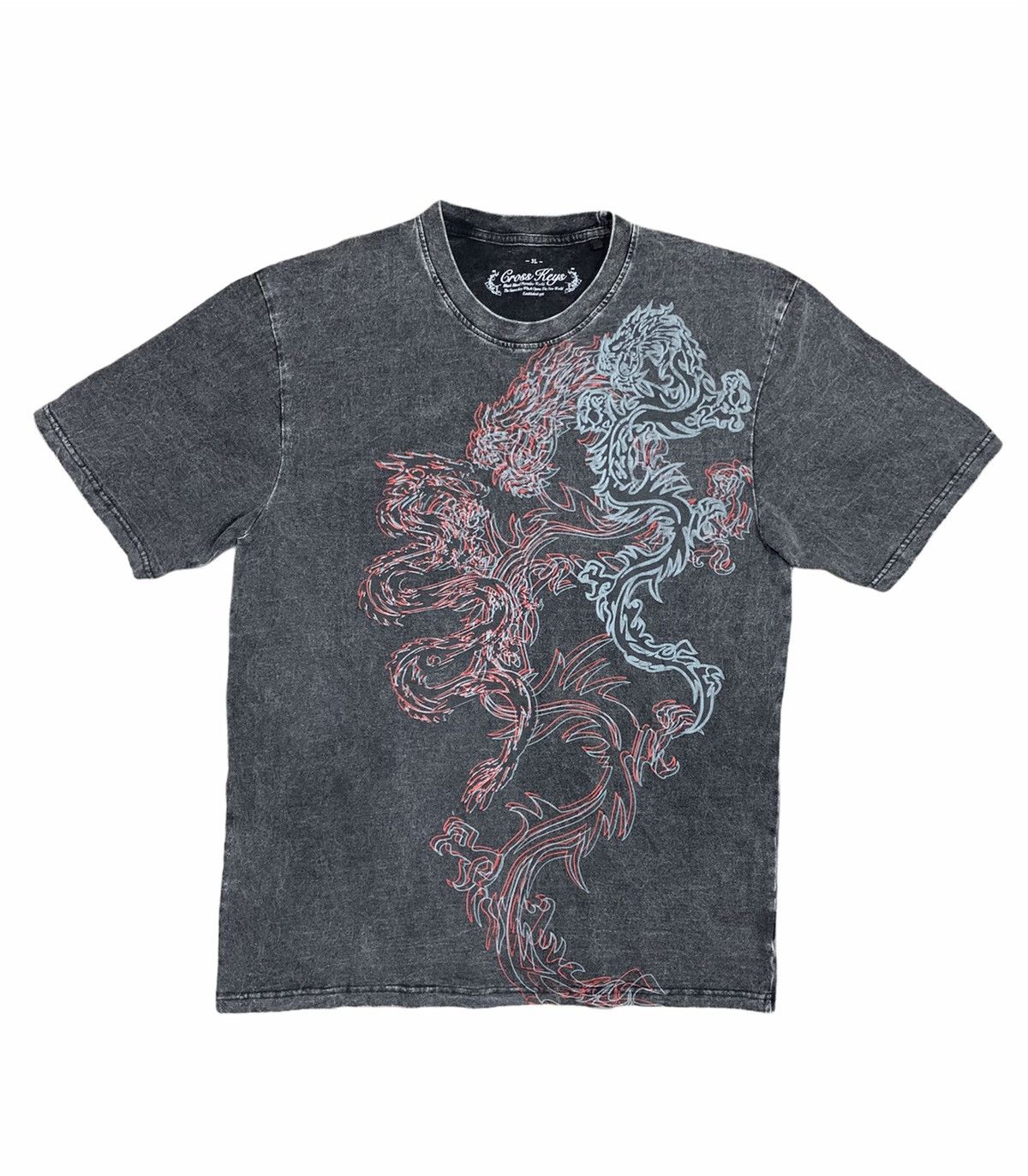 Japanese Brand Japanese Brand Cross Keys Sukajan Dragon Design Size US M / EU 48-50 / 2 - 1 Thumbnail