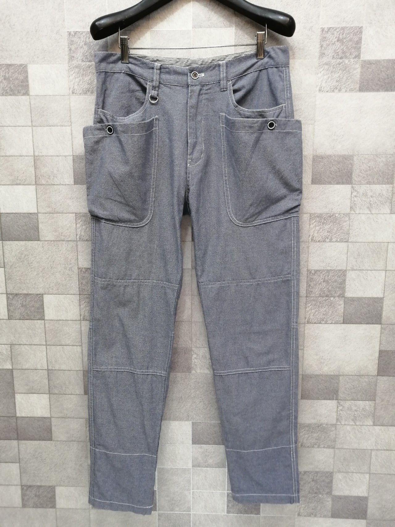 Takeo Kikuchi TAKEO KIKUCHI Designer Big Pocket Artist Streetwear Pants Size US 31 - 3 Thumbnail