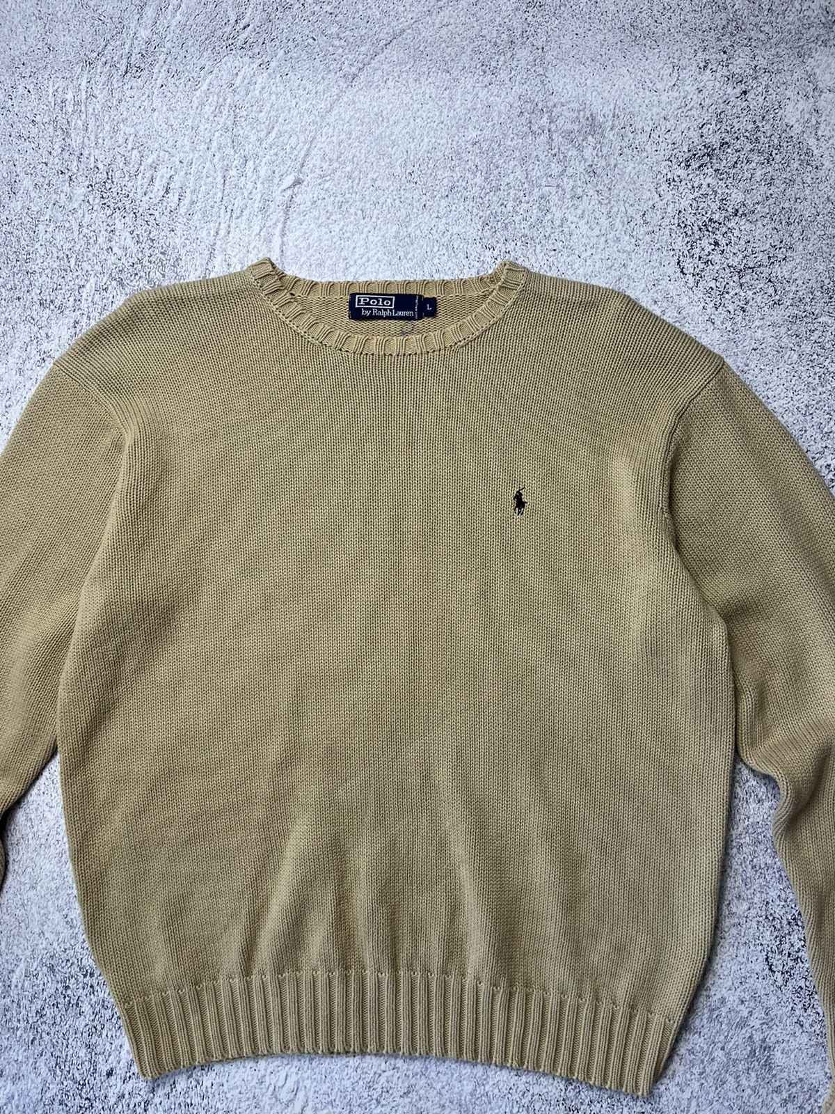 Mens Vintage Polo Ralph Lauren knitted Sweater luxury