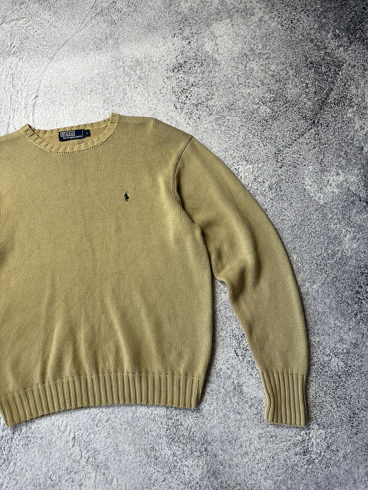 Mens Vintage Polo Ralph Lauren knitted Sweater luxury