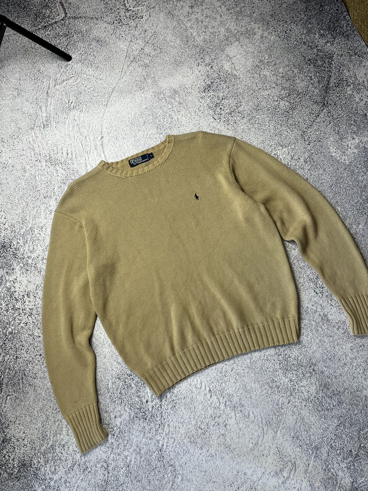Mens Vintage Polo Ralph Lauren knitted Sweater luxury