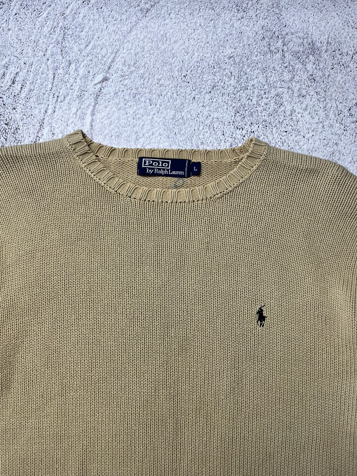 Mens Vintage Polo Ralph Lauren knitted Sweater luxury
