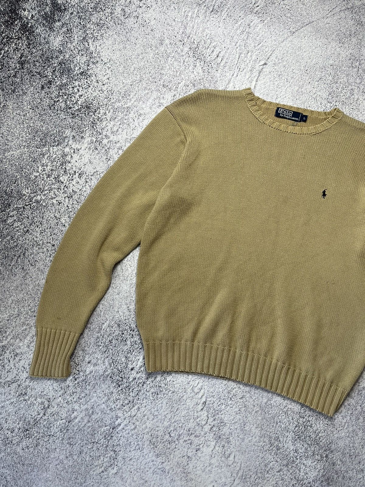 Mens Vintage Polo Ralph Lauren knitted Sweater luxury