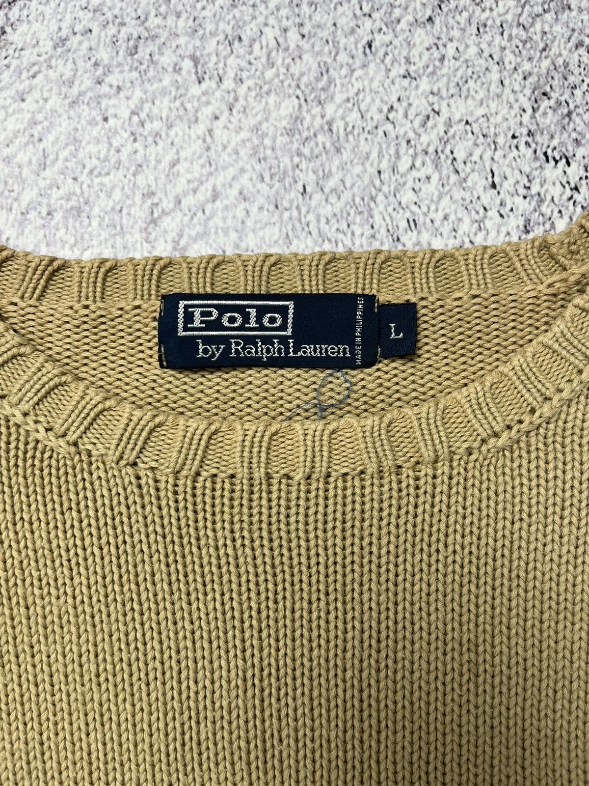 Mens Vintage Polo Ralph Lauren knitted Sweater luxury
