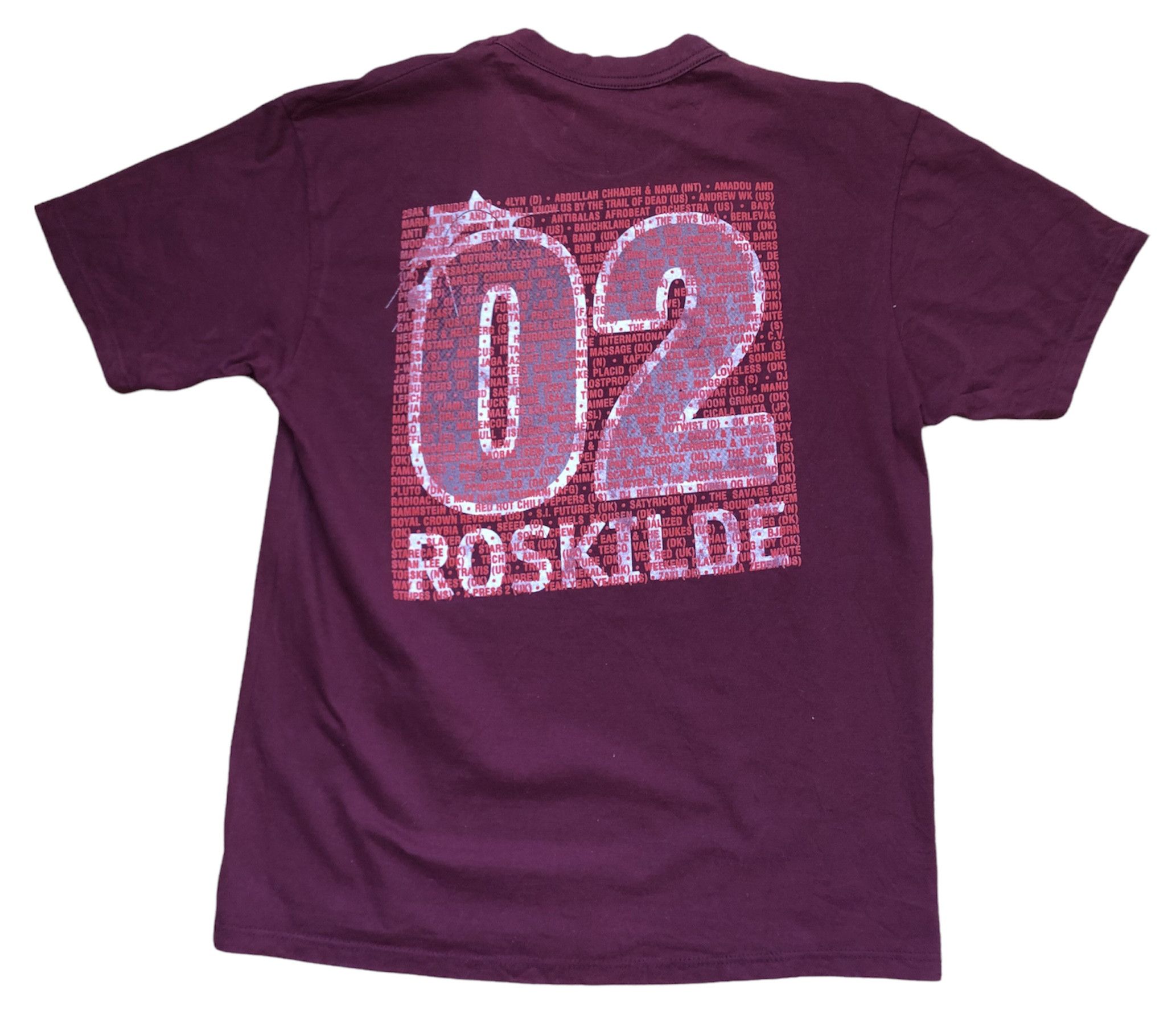 Vintage Vintage Roskilde Tour Festival Rock Tee Shirt Y2K Hype Drill Size US L / EU 52-54 / 3 - 2 Thumbnail