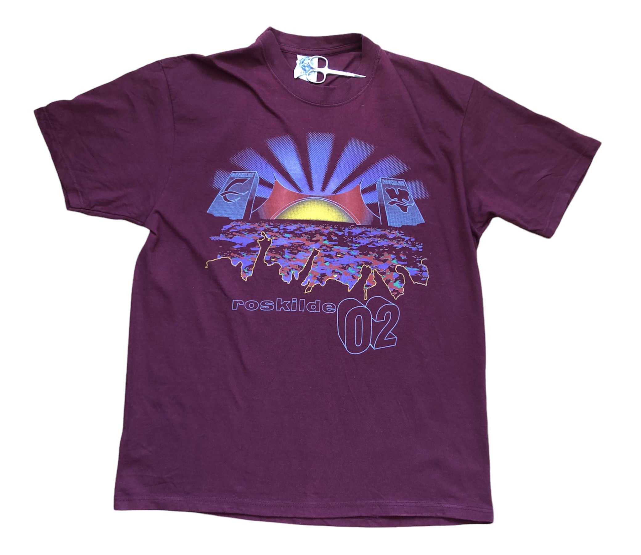 Vintage Vintage Roskilde Tour Festival Rock Tee Shirt Y2K Hype Drill Size US L / EU 52-54 / 3 - 1 Thumbnail